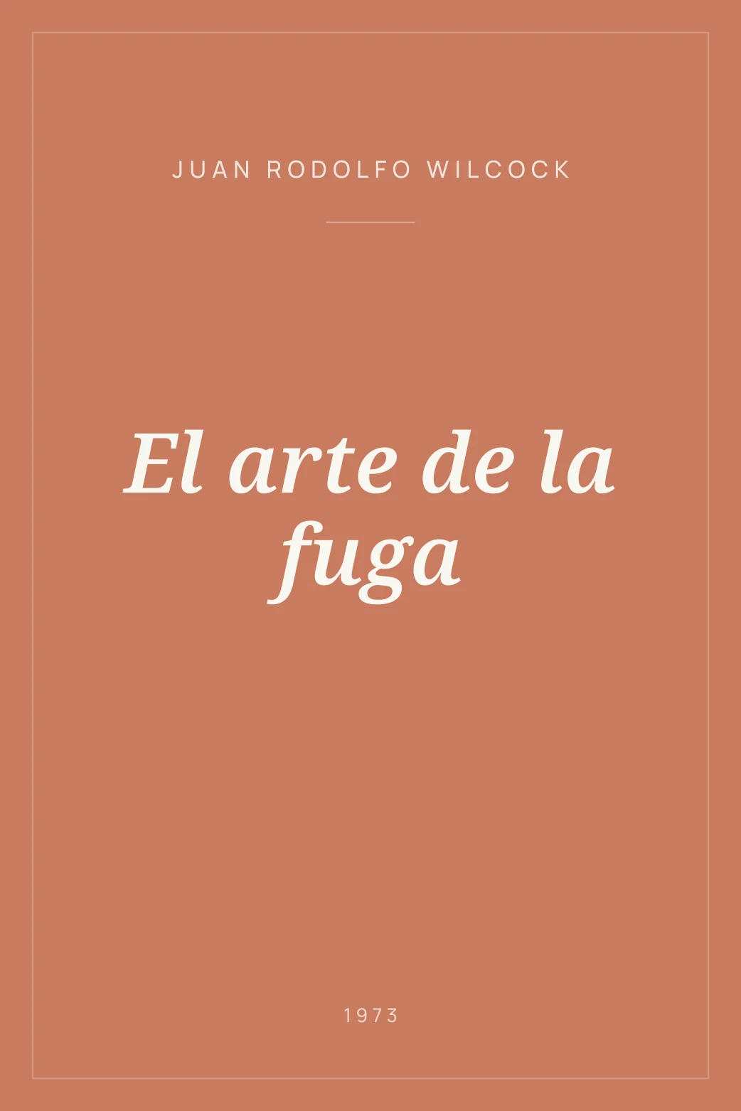 Portada de El arte de la fuga