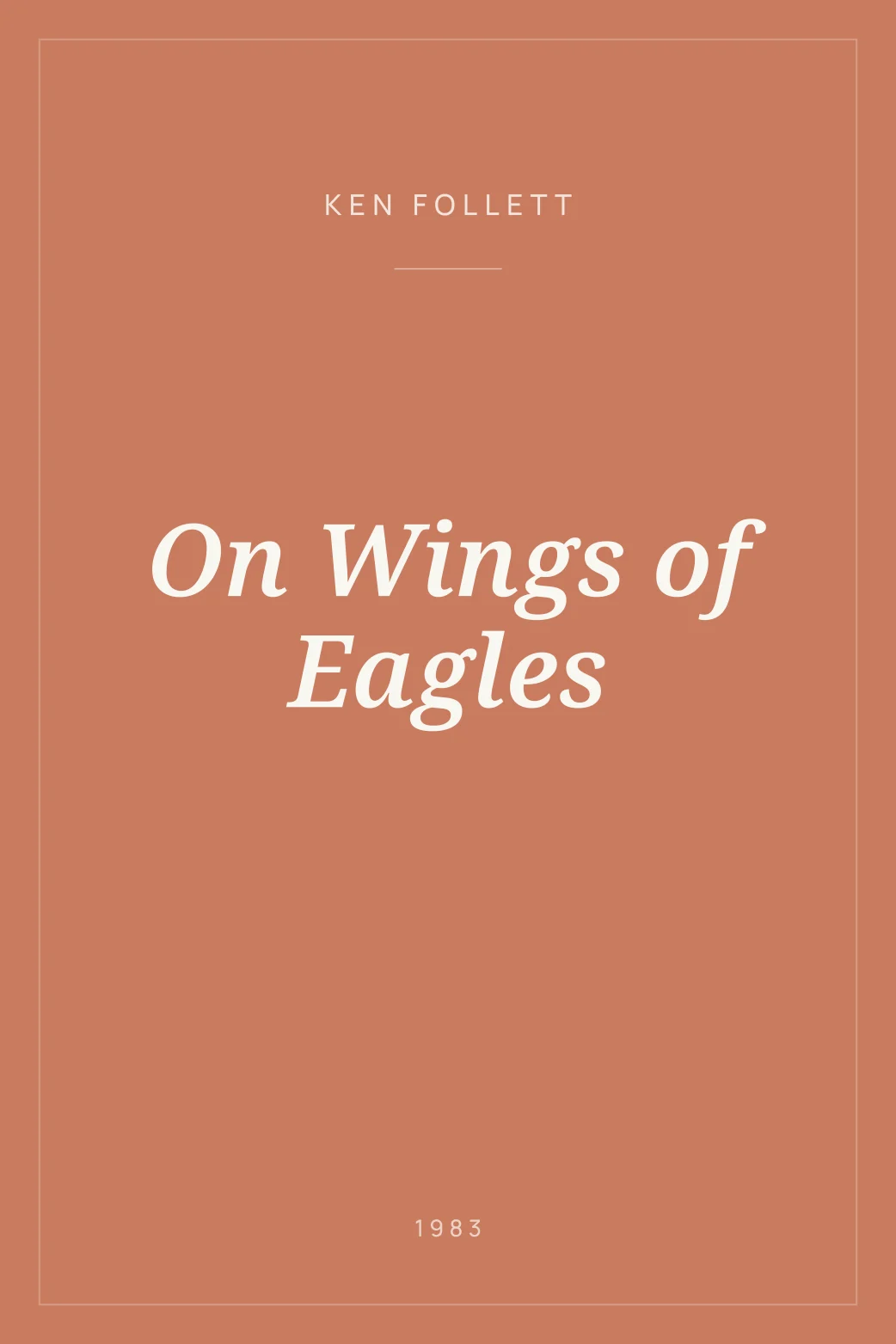 Portada de On Wings of Eagles