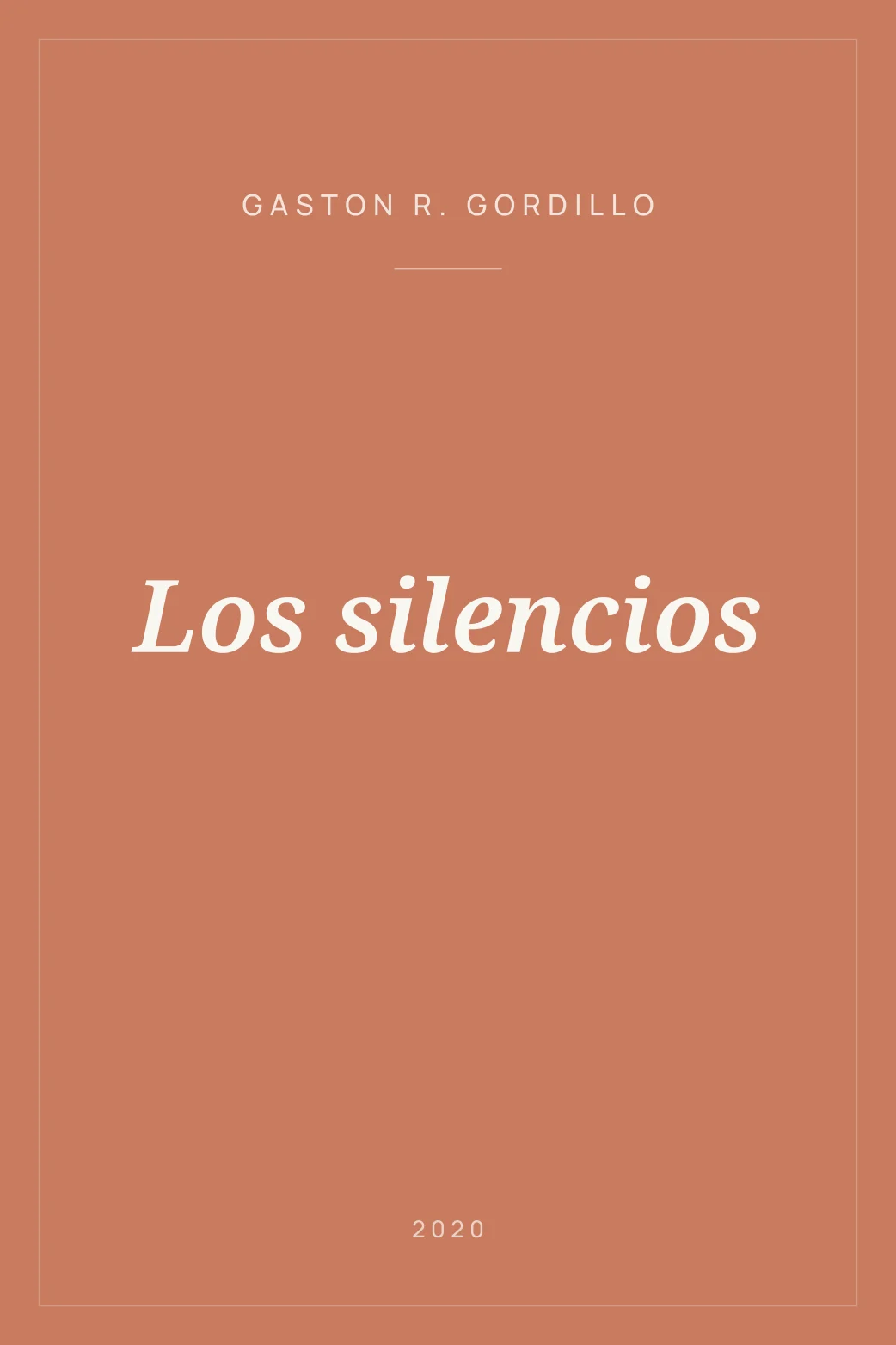 Portada de Los silencios