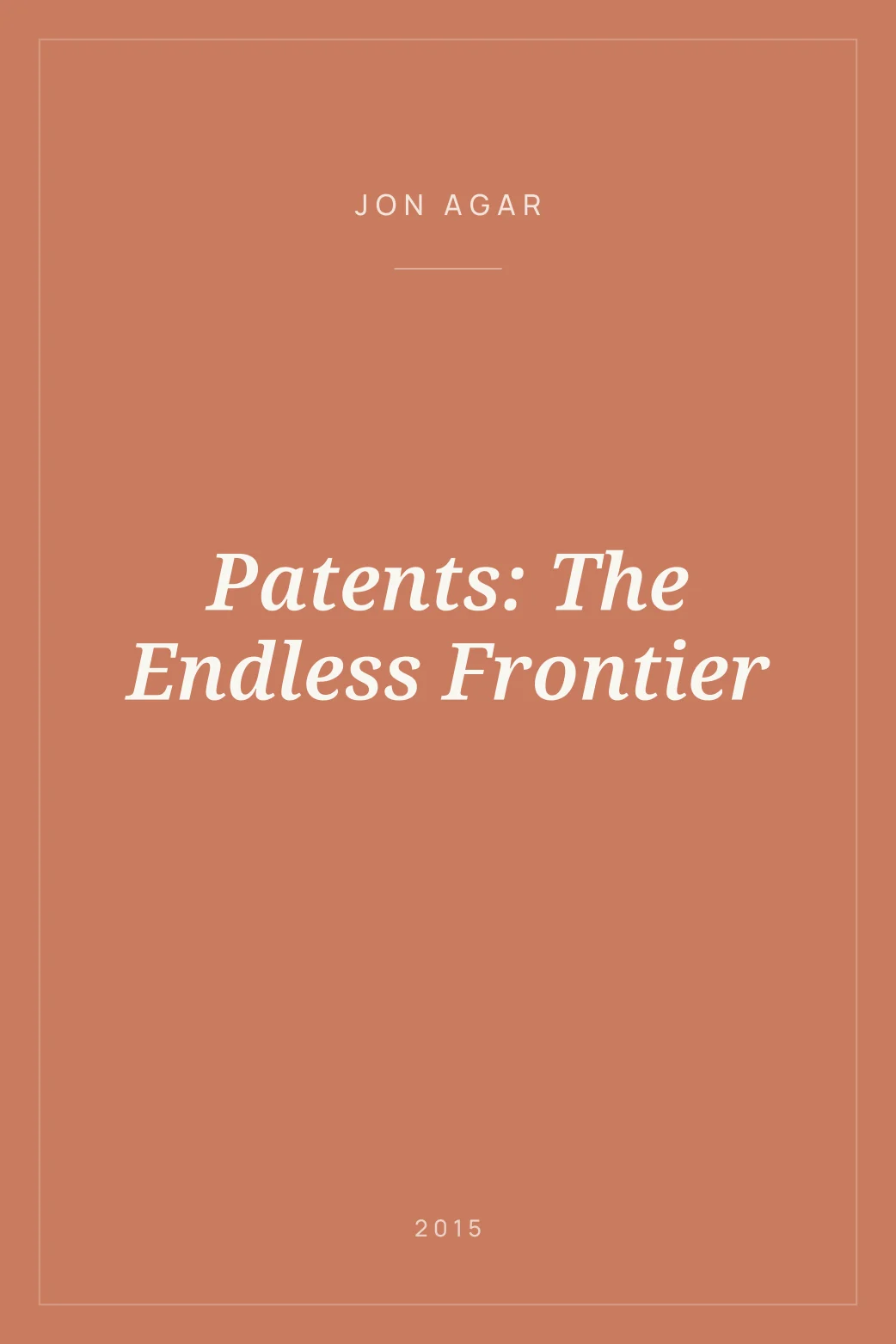 Portada de Patents: The Endless Frontier