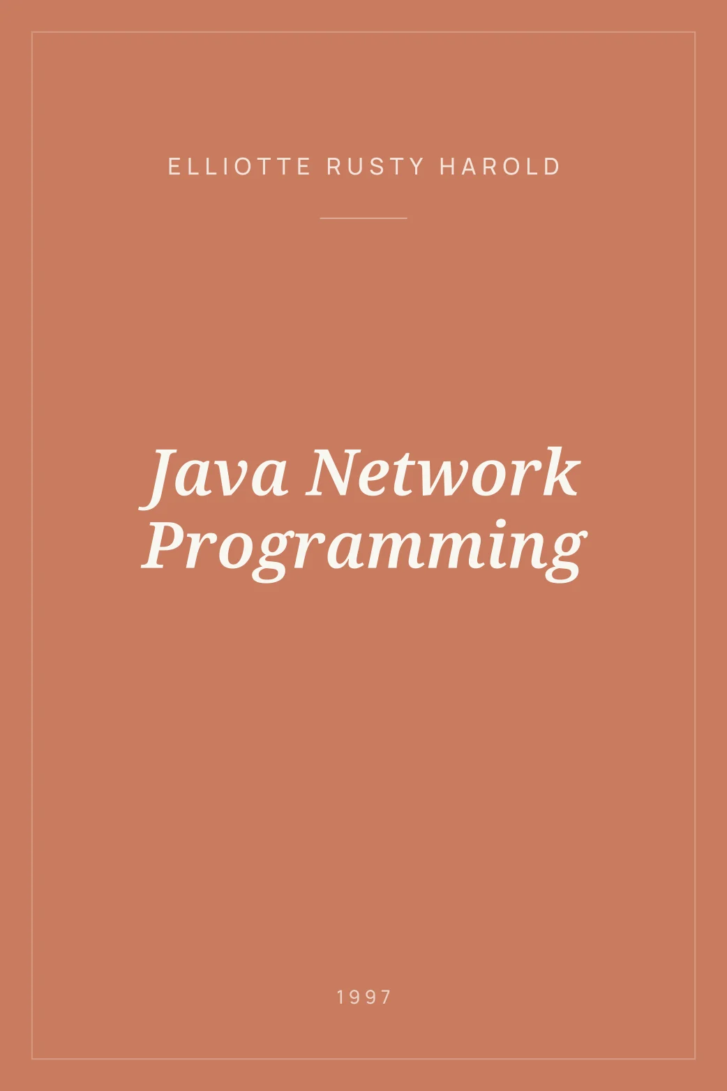 Portada de Java Network Programming