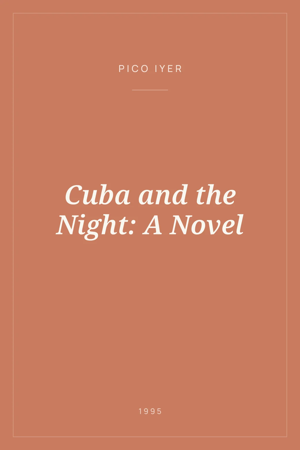 Portada de Cuba and the Night: A Novel