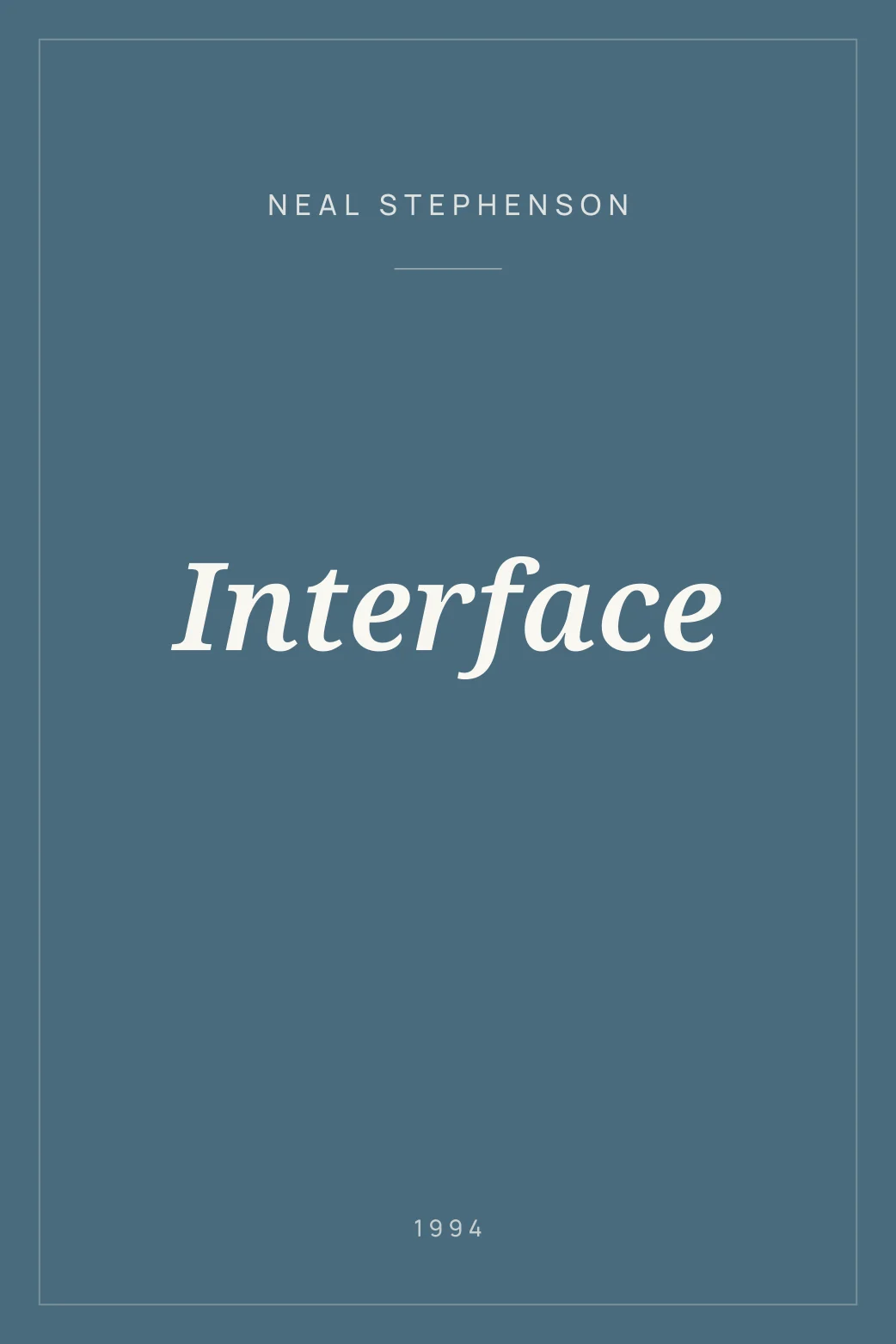 Portada de Interface