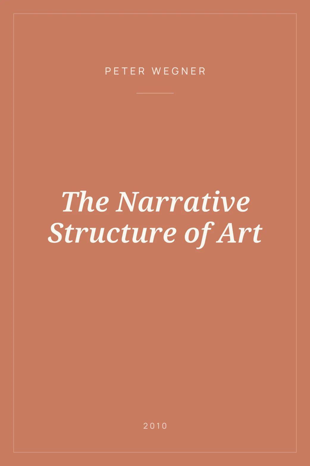 Portada de The Narrative Structure of Art