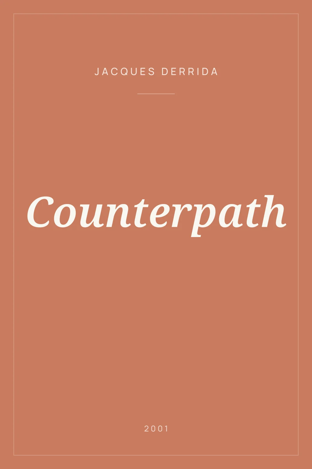 Portada de Counterpath