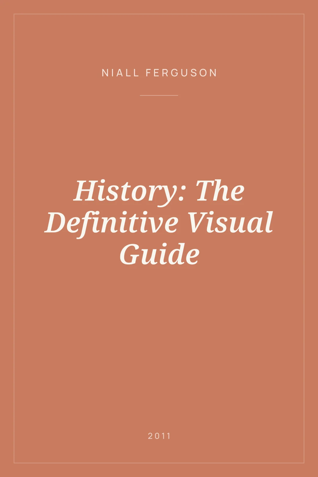 Portada de History: The Definitive Visual Guide