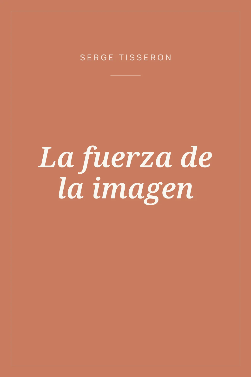 Portada de La fuerza de la imagen