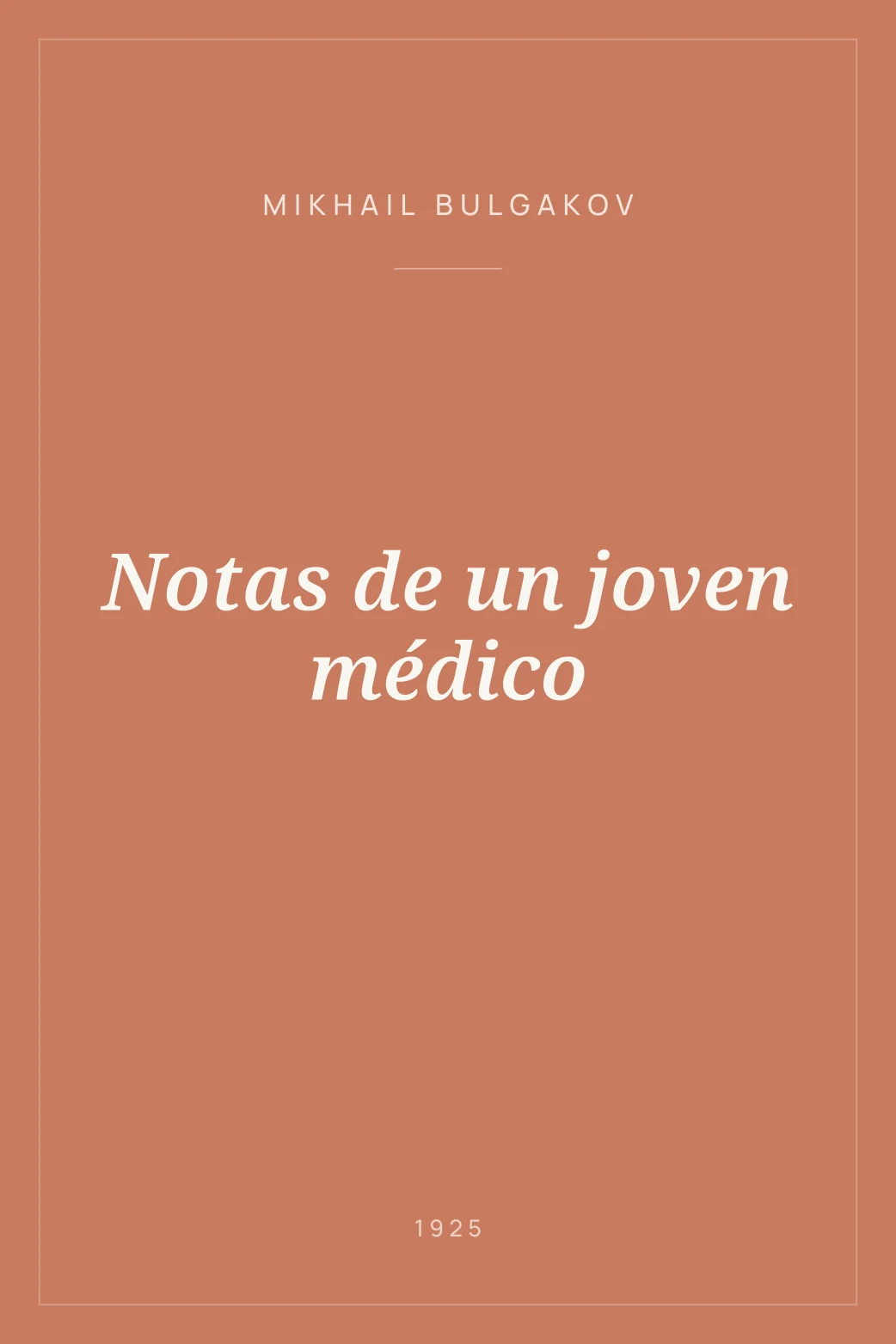 Portada de Notas de un joven médico