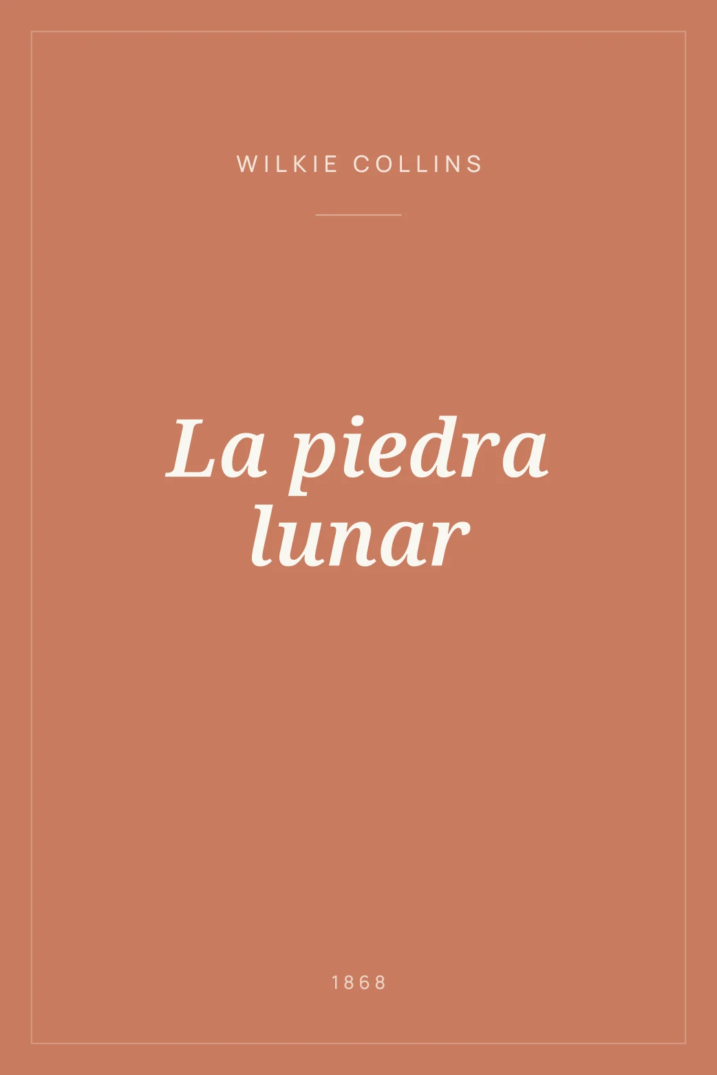 Portada de La piedra lunar