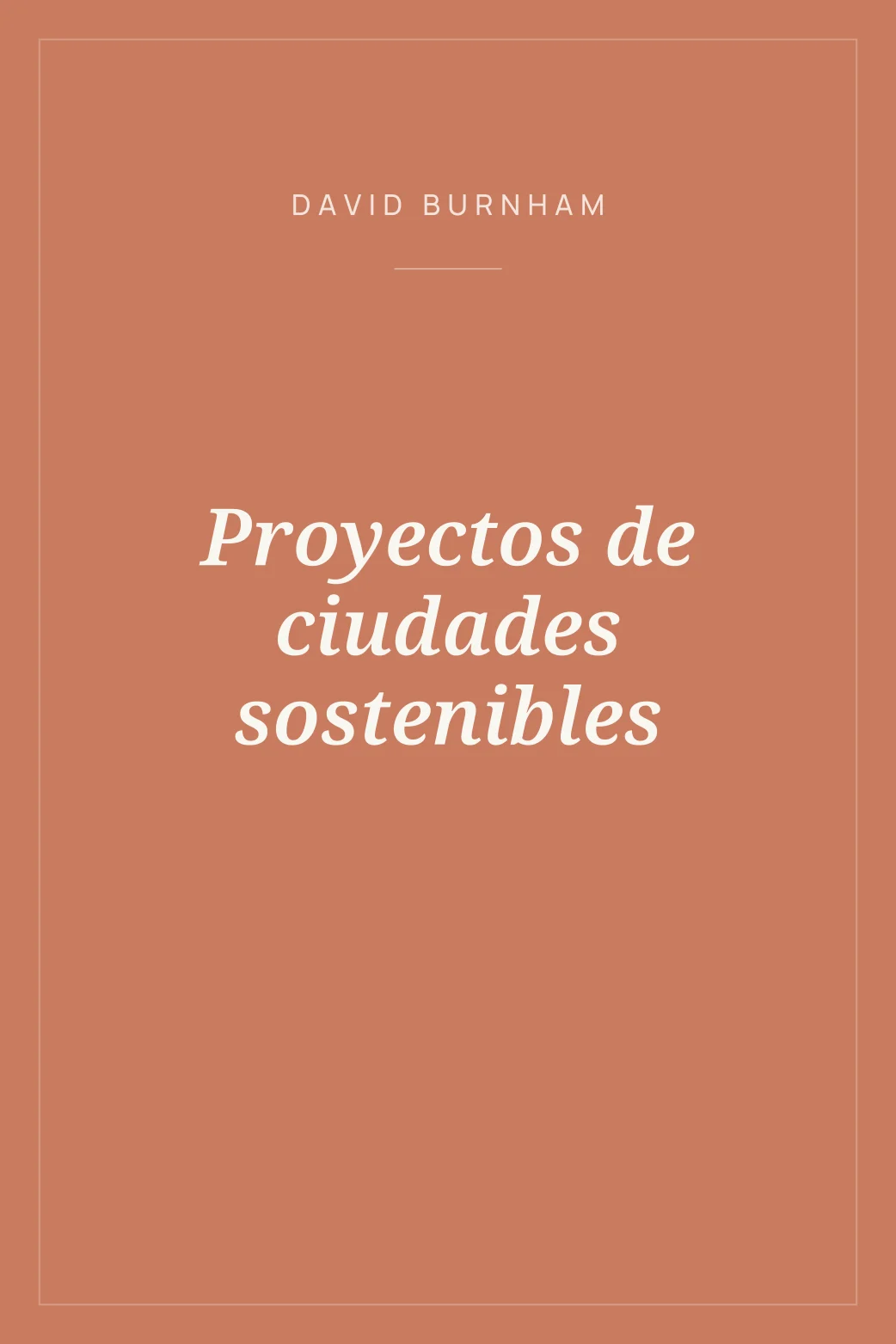 Portada de Proyectos de ciudades sostenibles