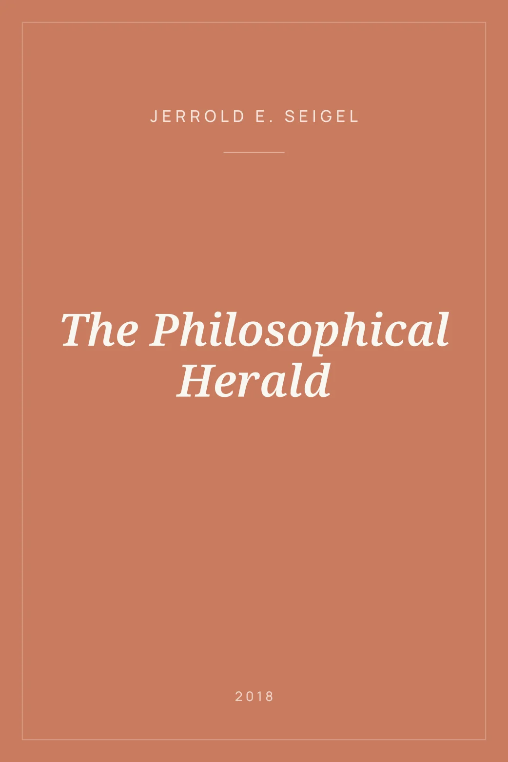 Portada de The Philosophical Herald
