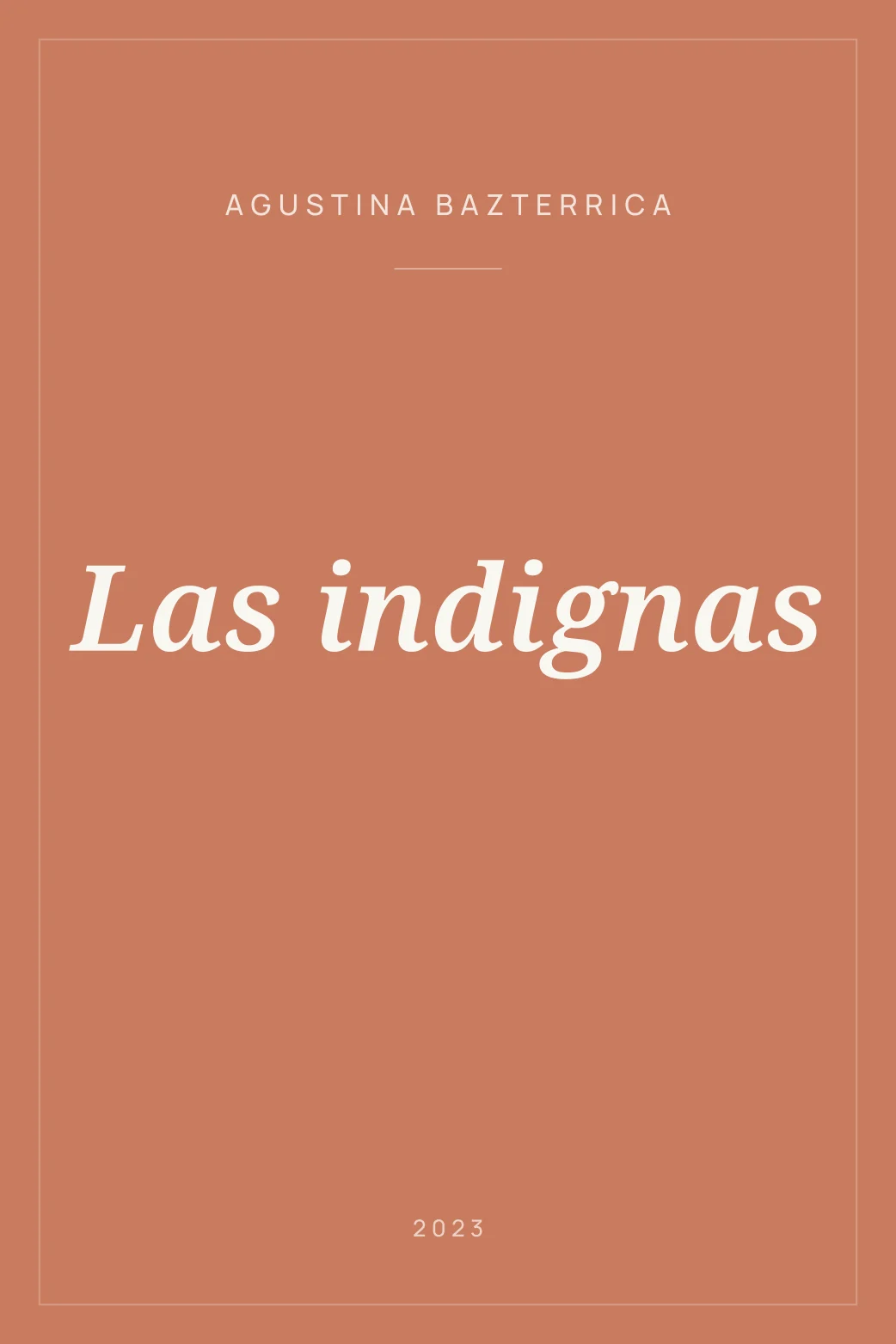 Portada de Las indignas