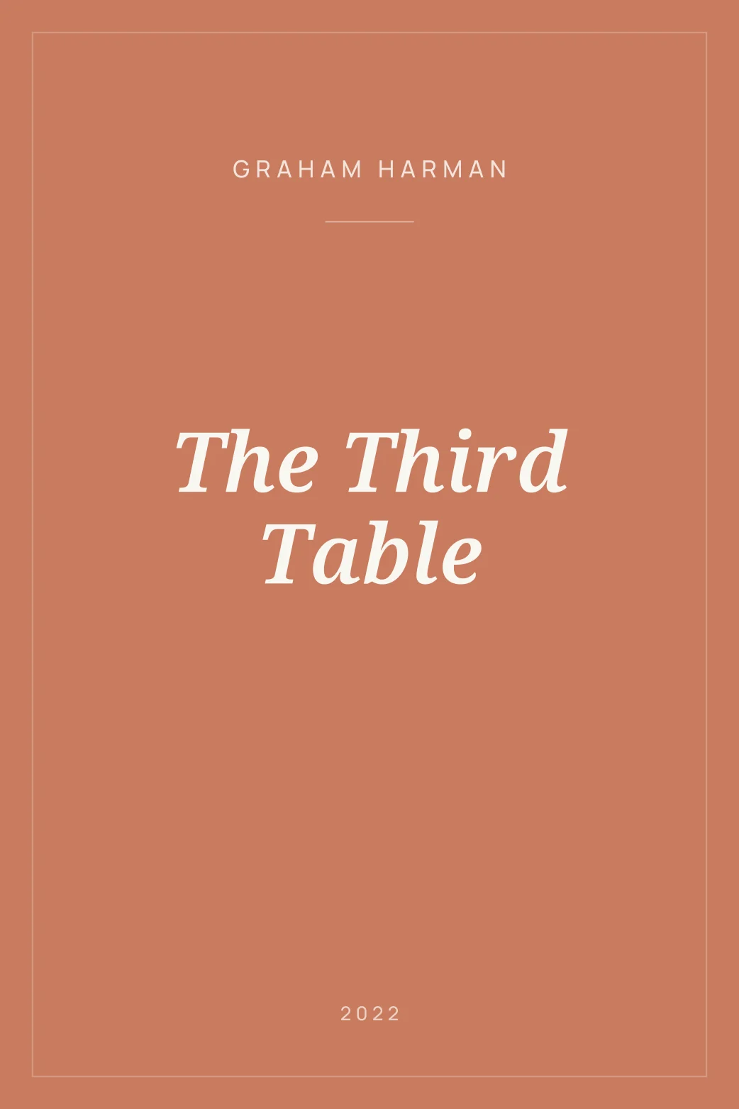 Portada de The Third Table