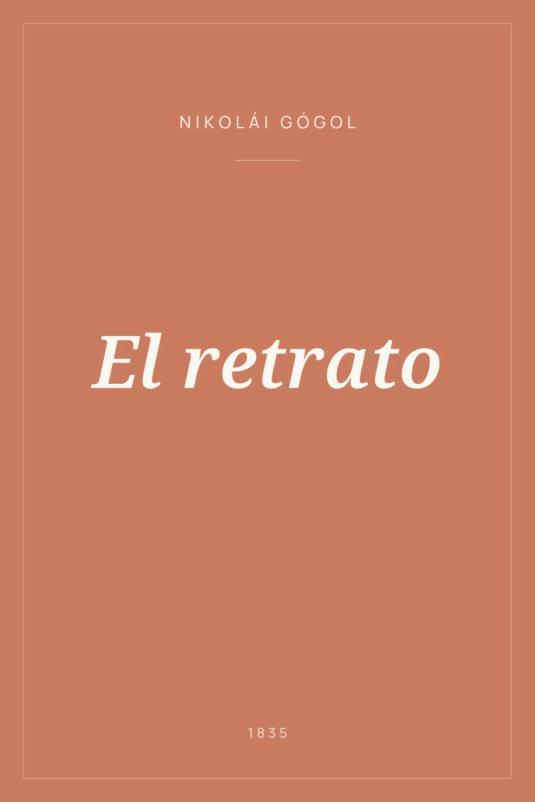 Portada de El retrato