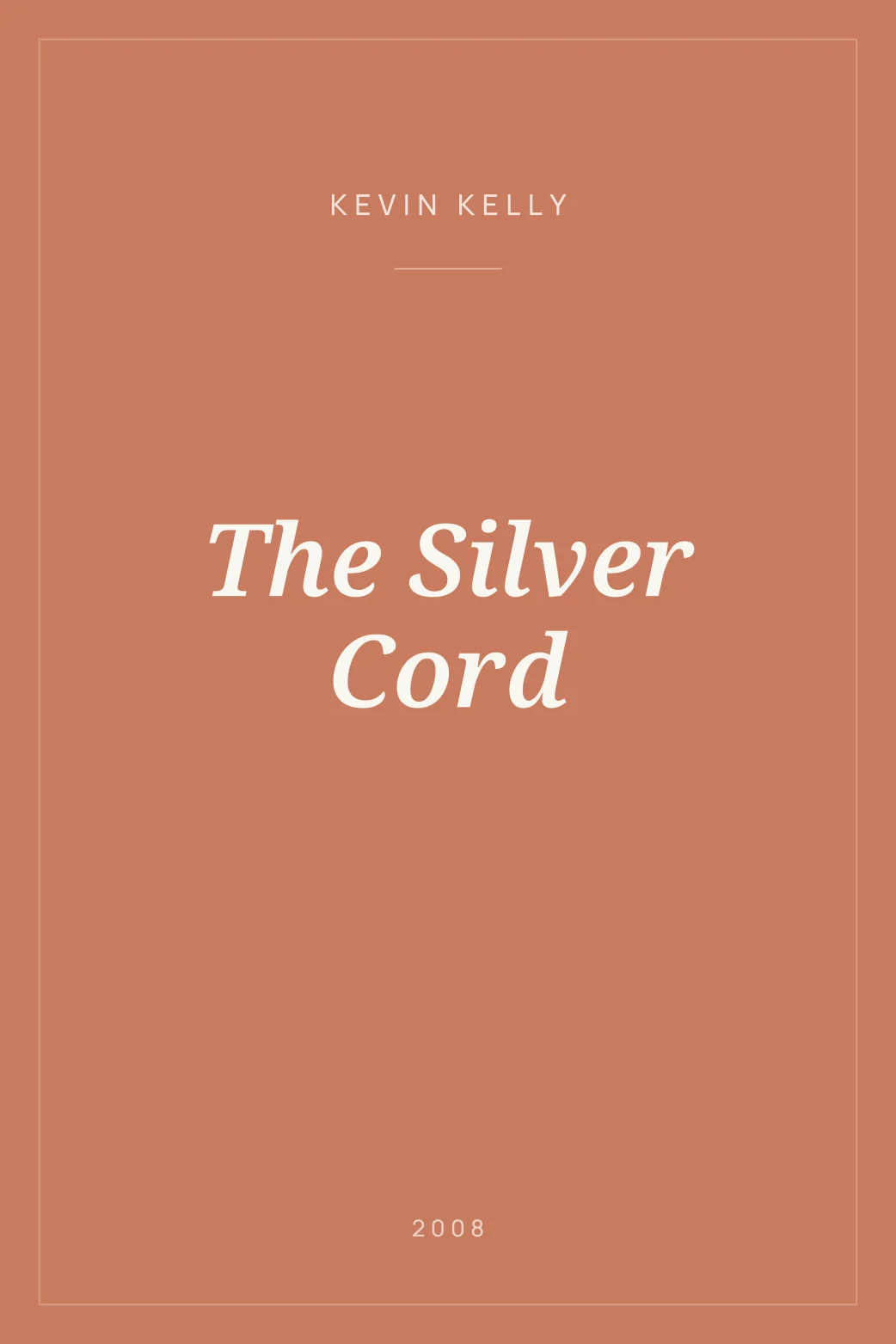 Portada de The Silver Cord
