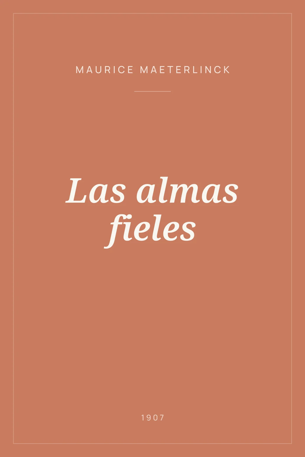 Portada de Las almas fieles