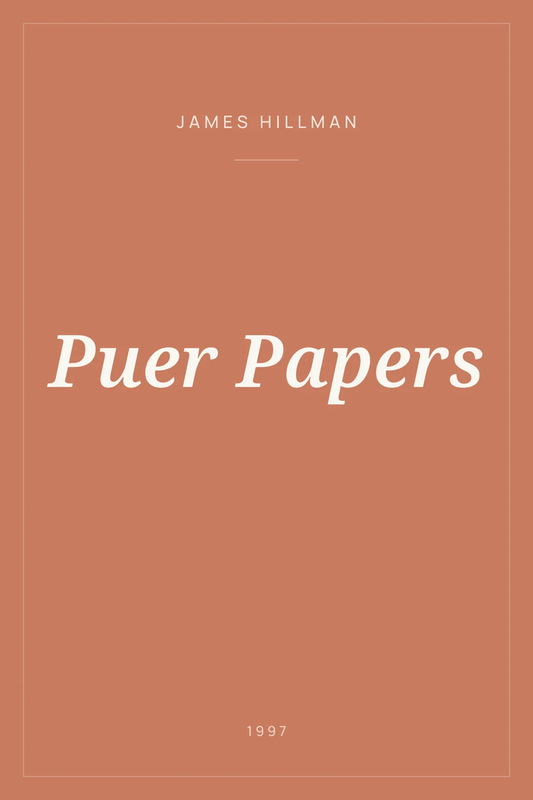 Portada de Puer Papers