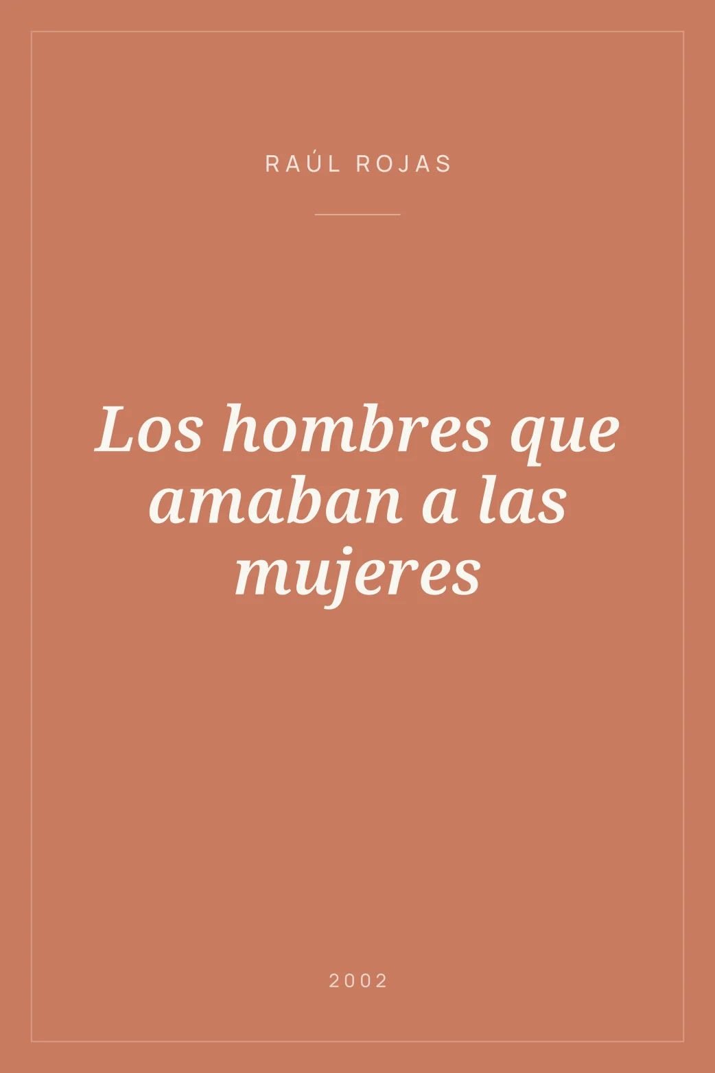 Portada de Los hombres que amaban a las mujeres