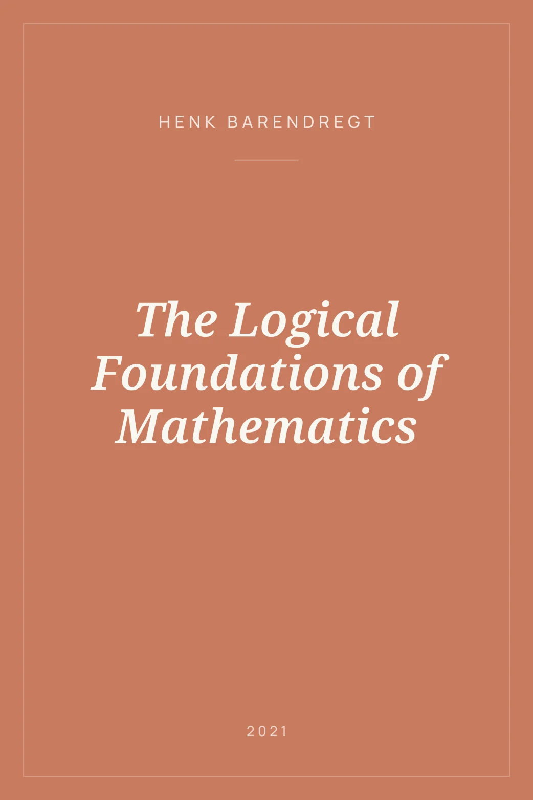 Portada de The Logical Foundations of Mathematics
