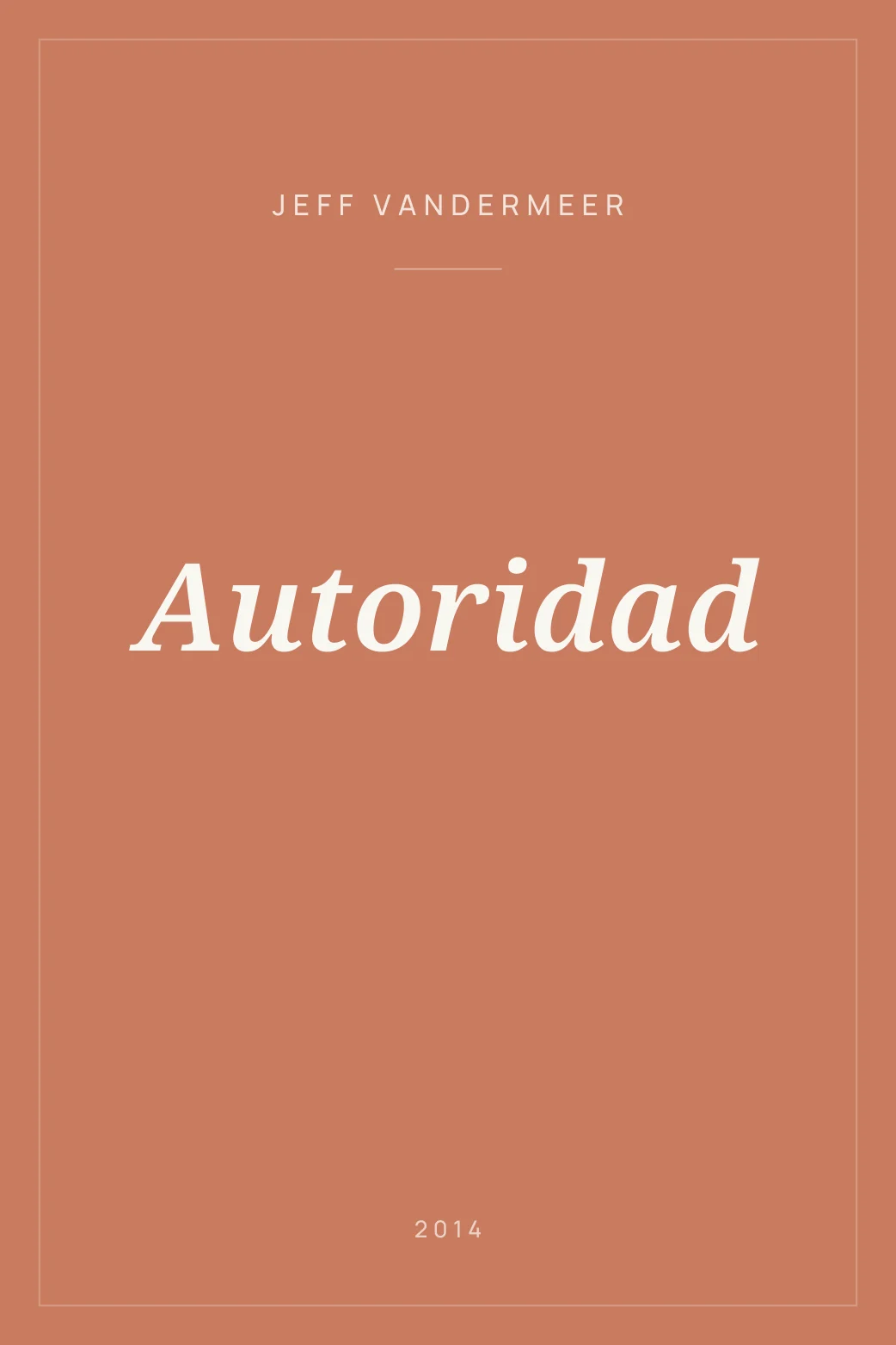 Portada de Autoridad