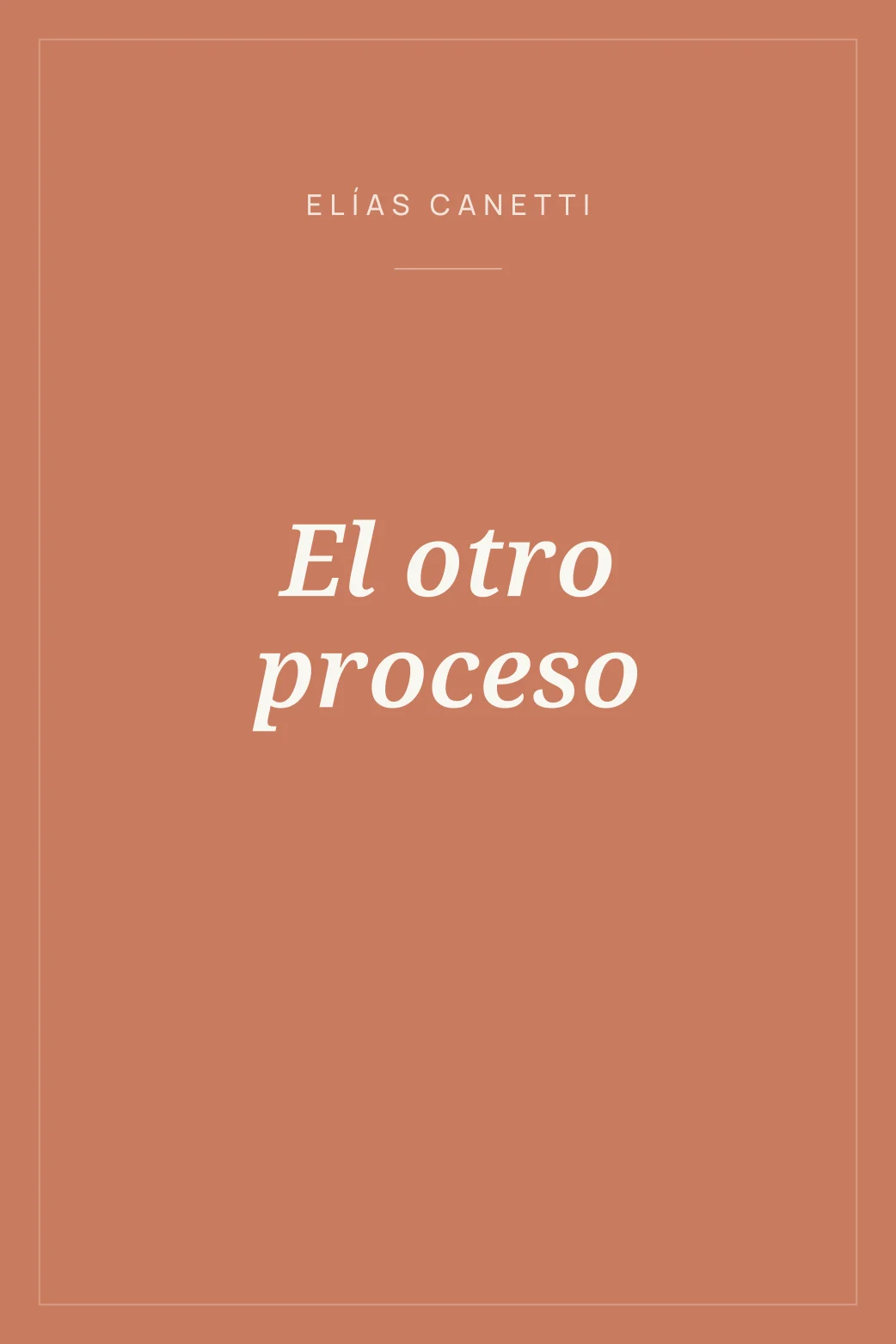 Portada de El otro proceso