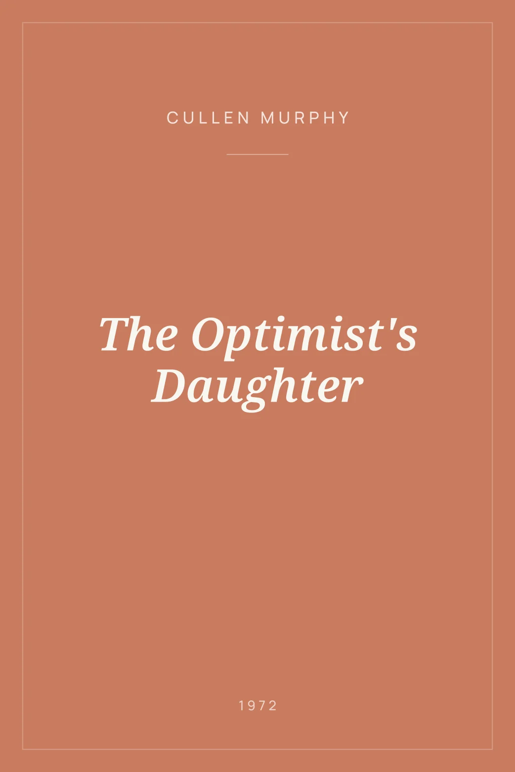 Portada de The Optimist's Daughter