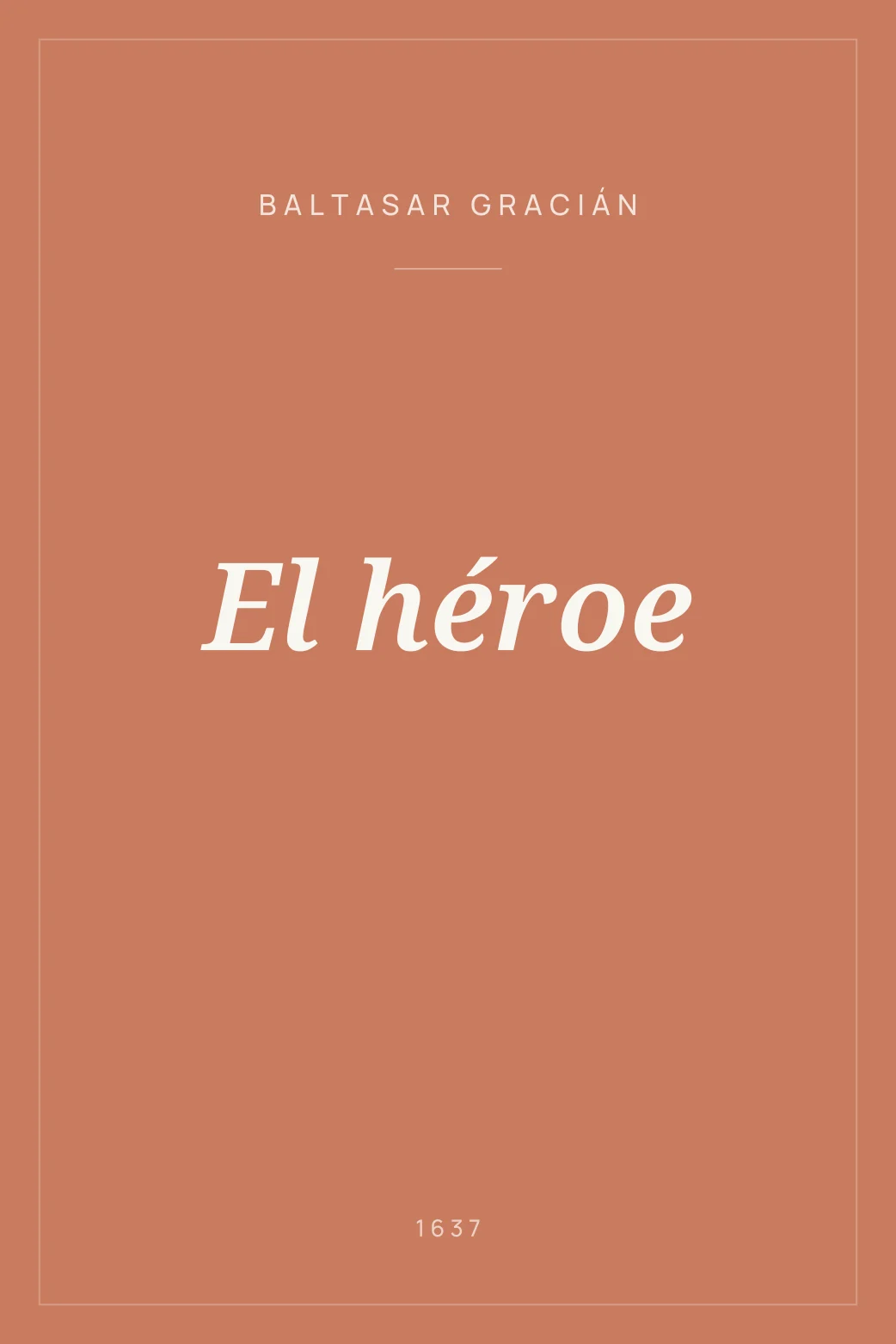 Portada de El héroe
