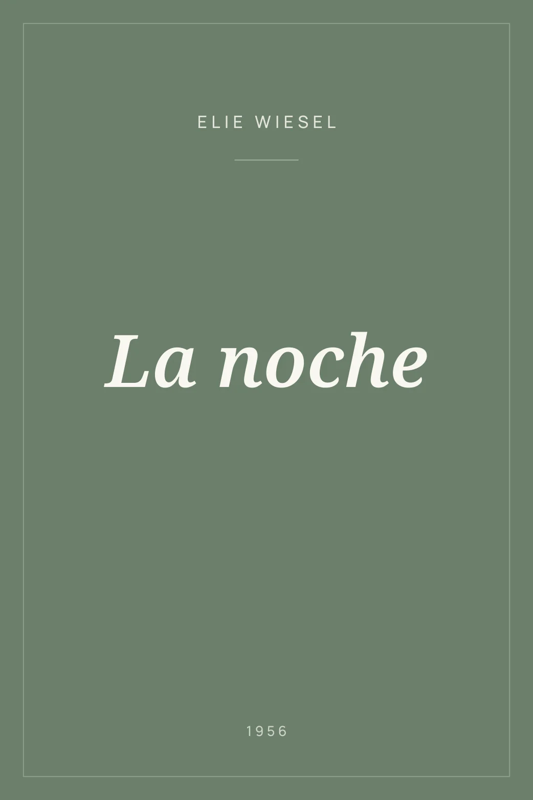 Portada de La noche