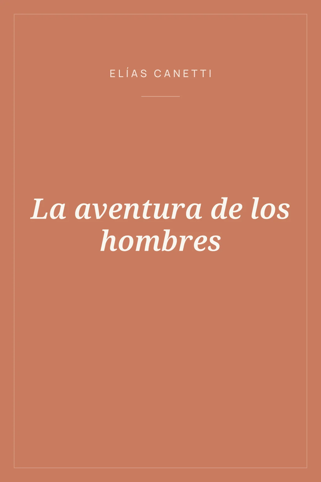 Portada de La aventura de los hombres