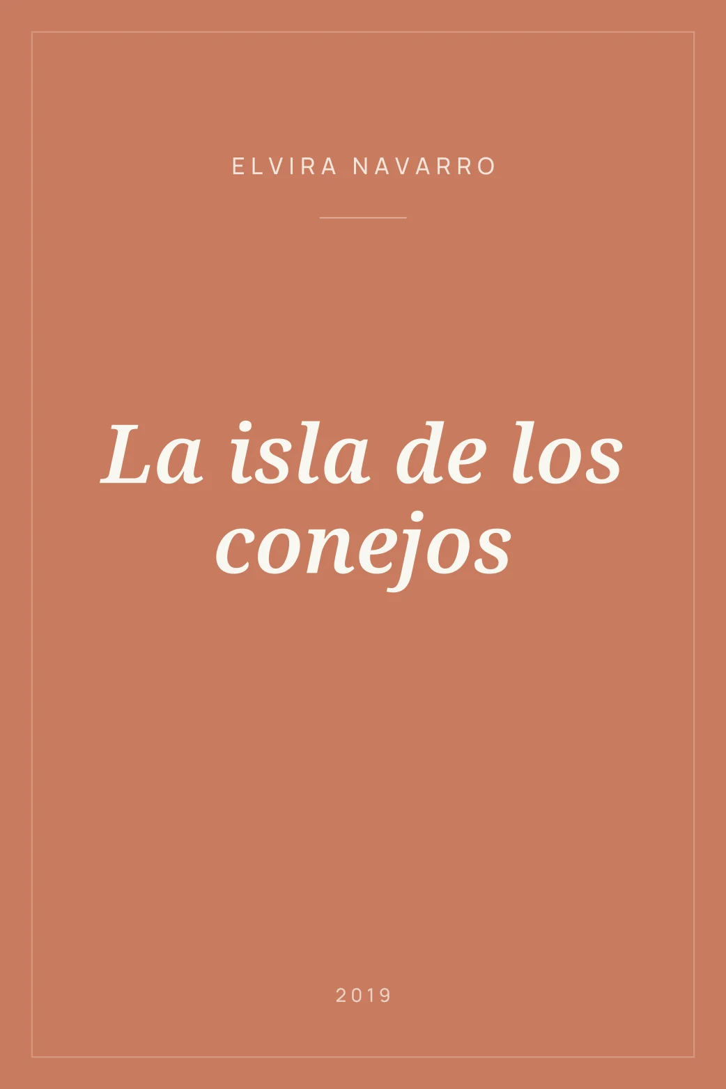 Portada de La isla de los conejos