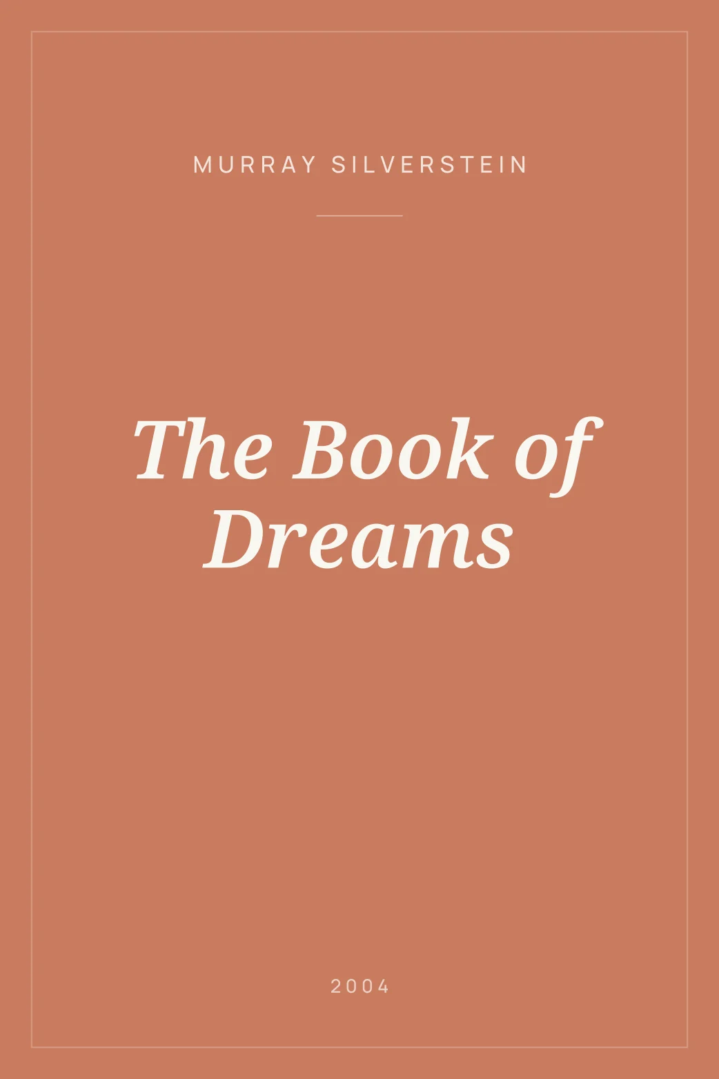 Portada de The Book of Dreams