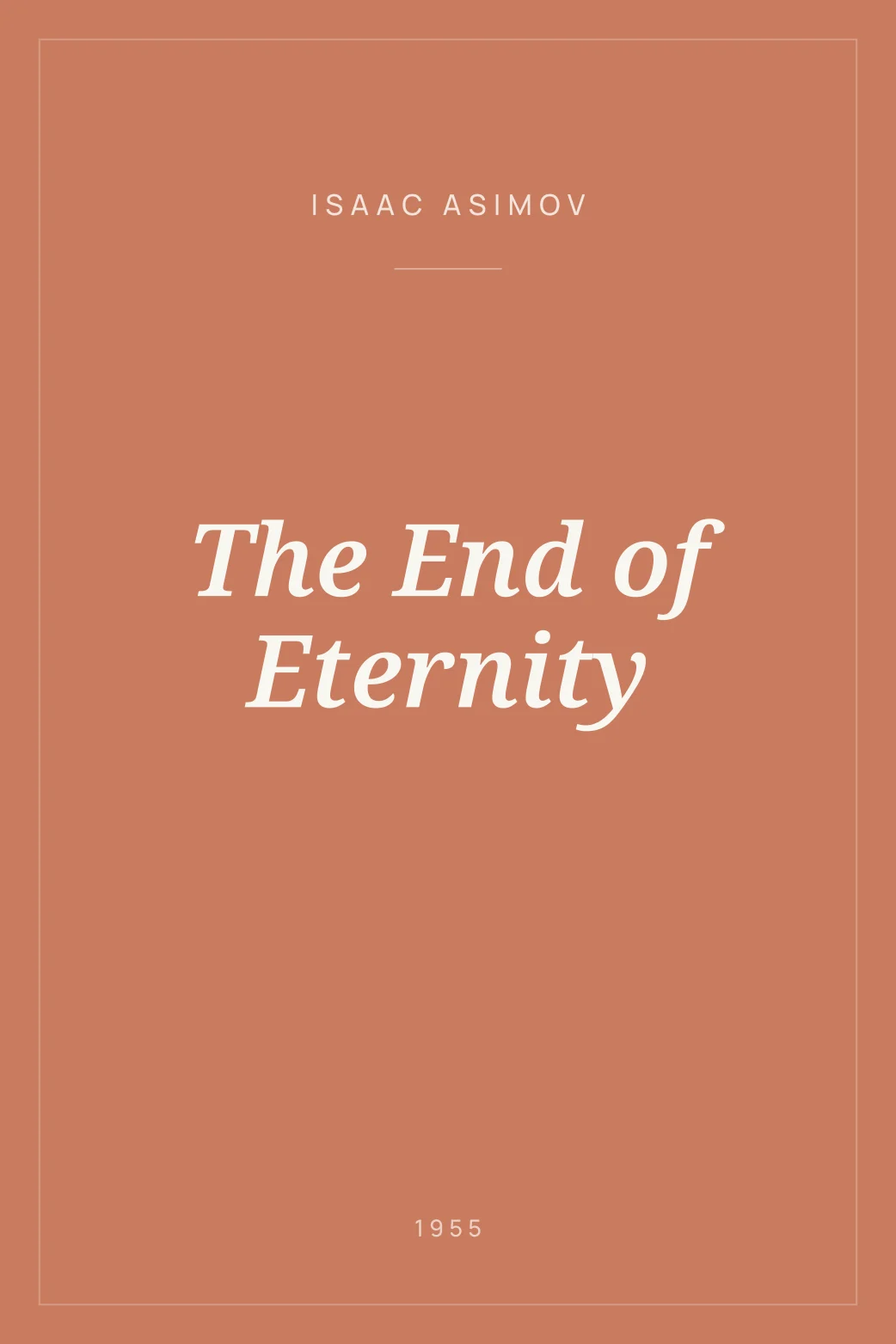 Portada de The End of Eternity