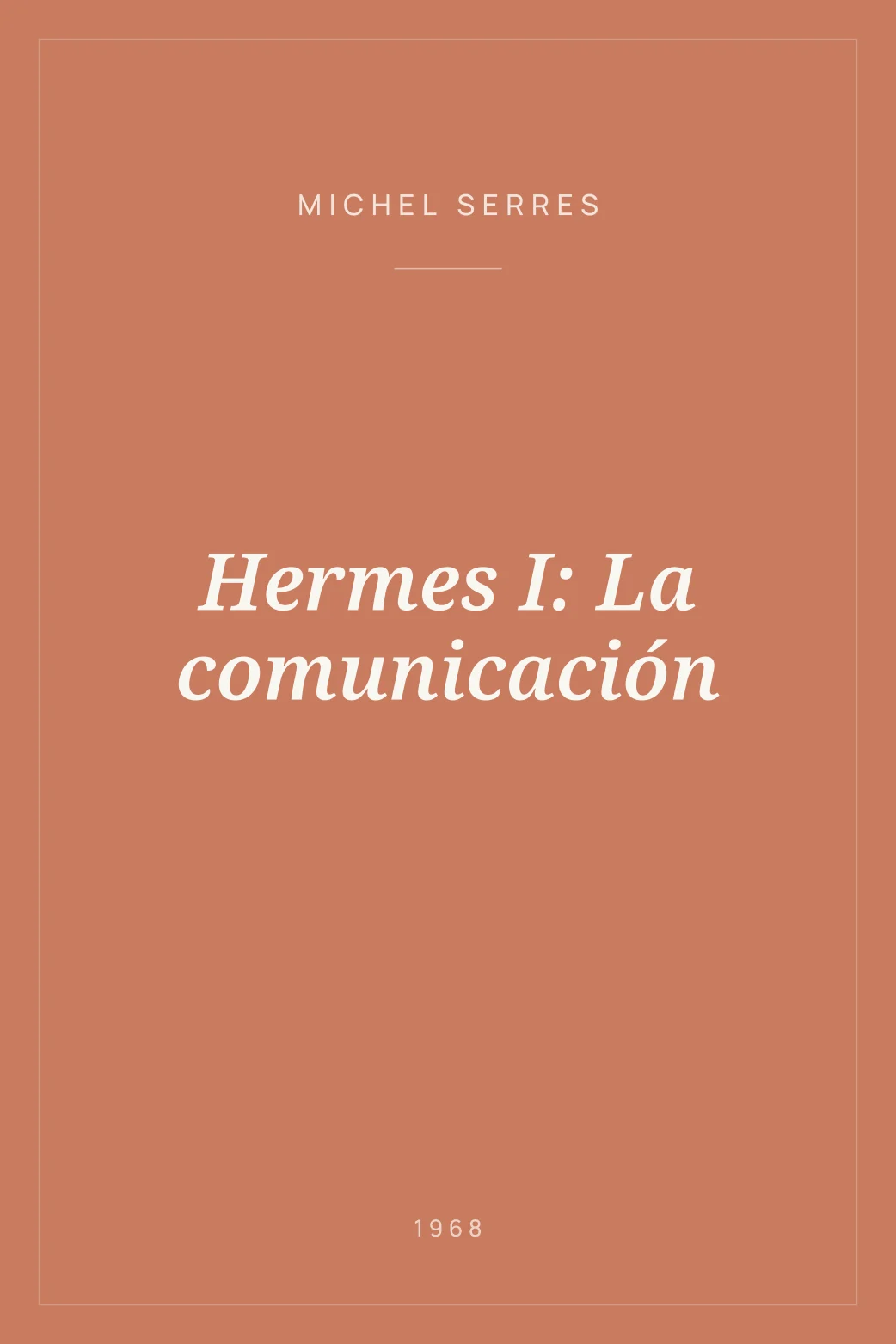 Portada de Hermes I: La comunicación