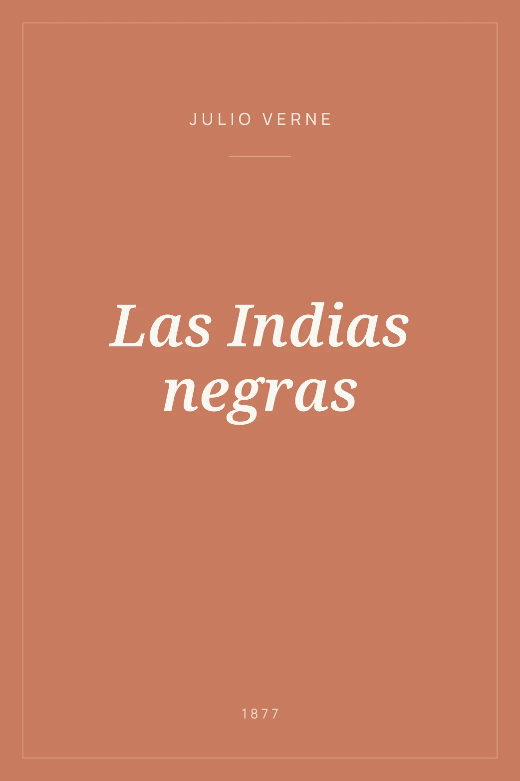 Portada de Las Indias negras
