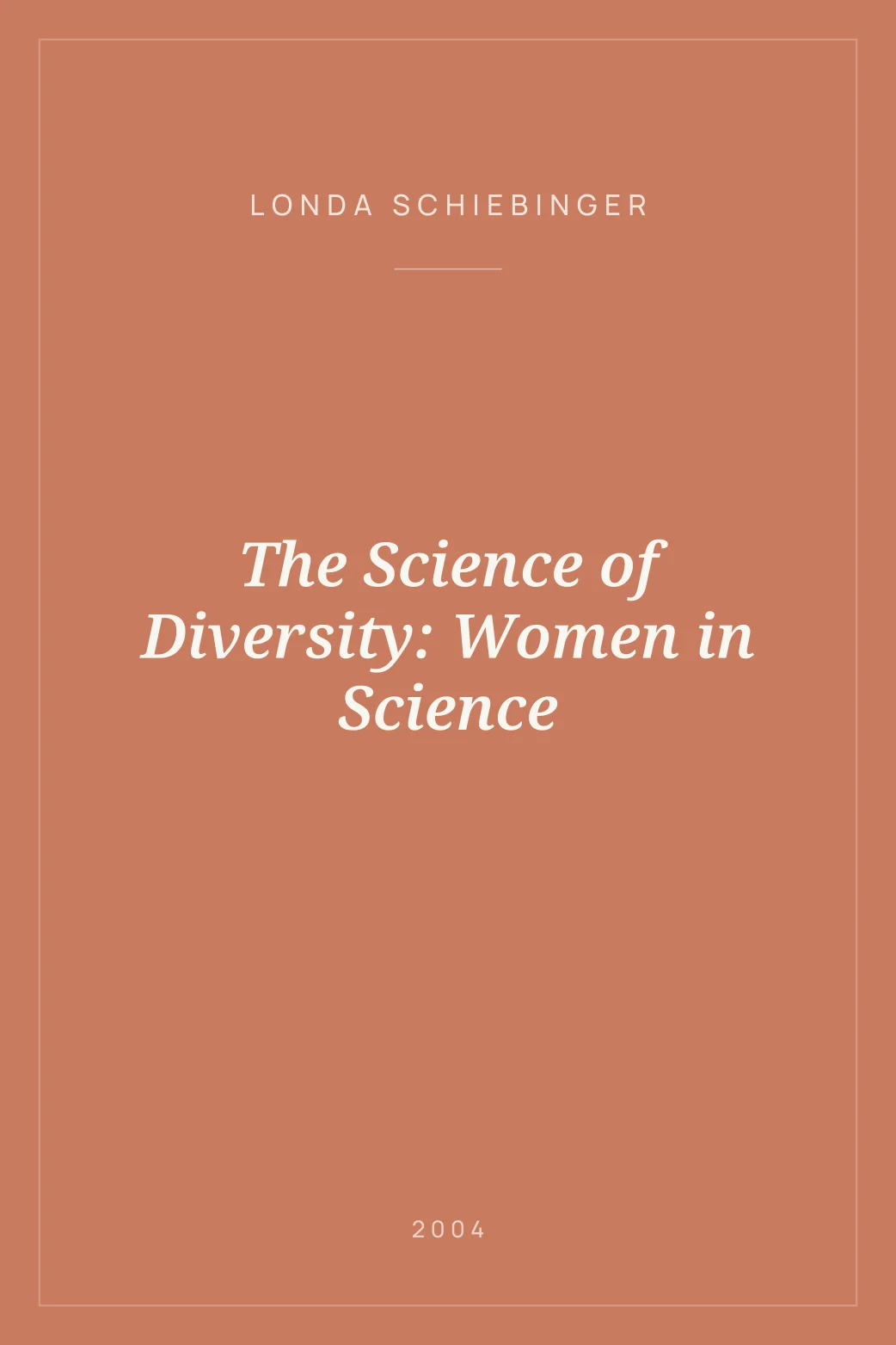 Portada de The Science of Diversity: Women in Science