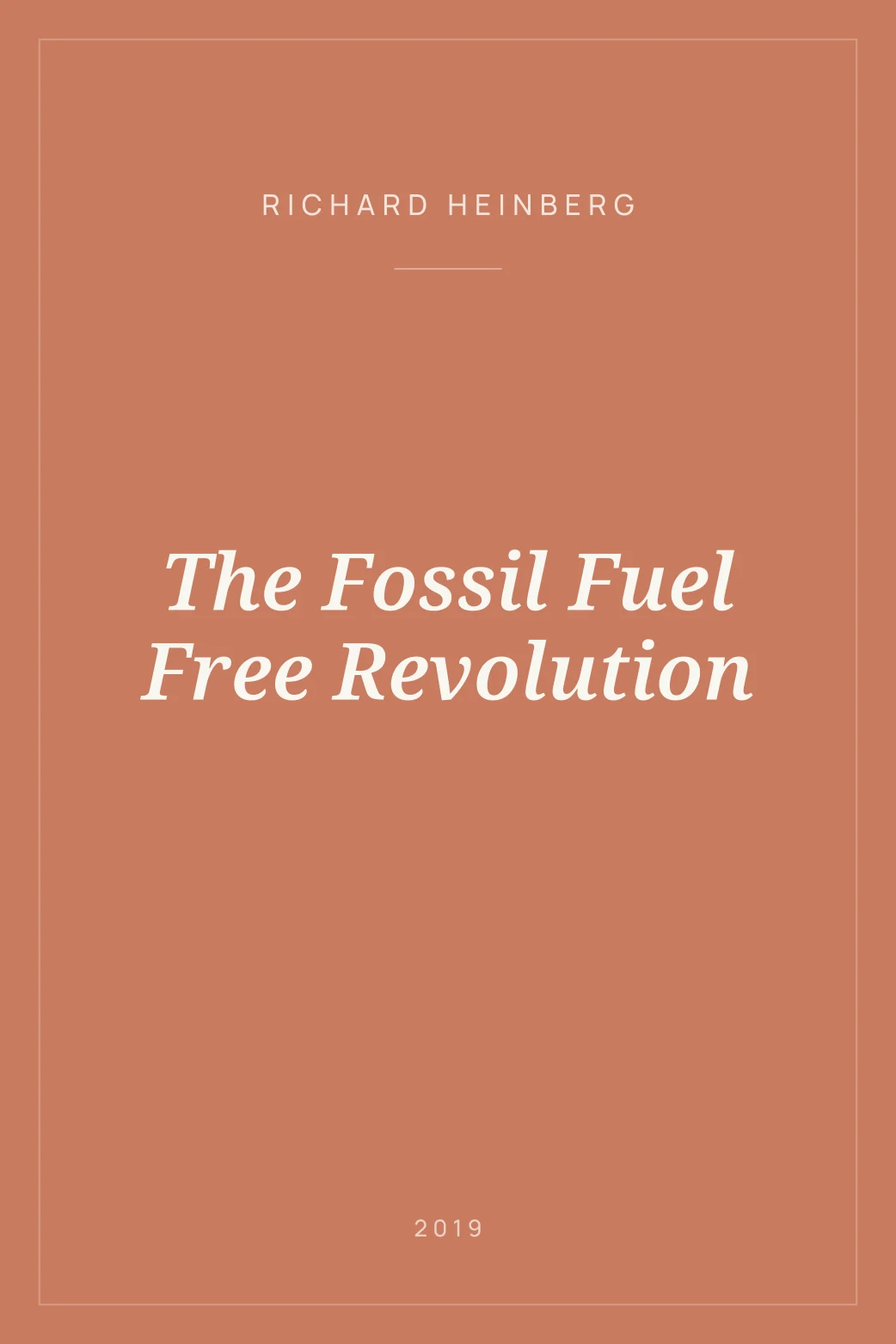 Portada de The Fossil Fuel Free Revolution