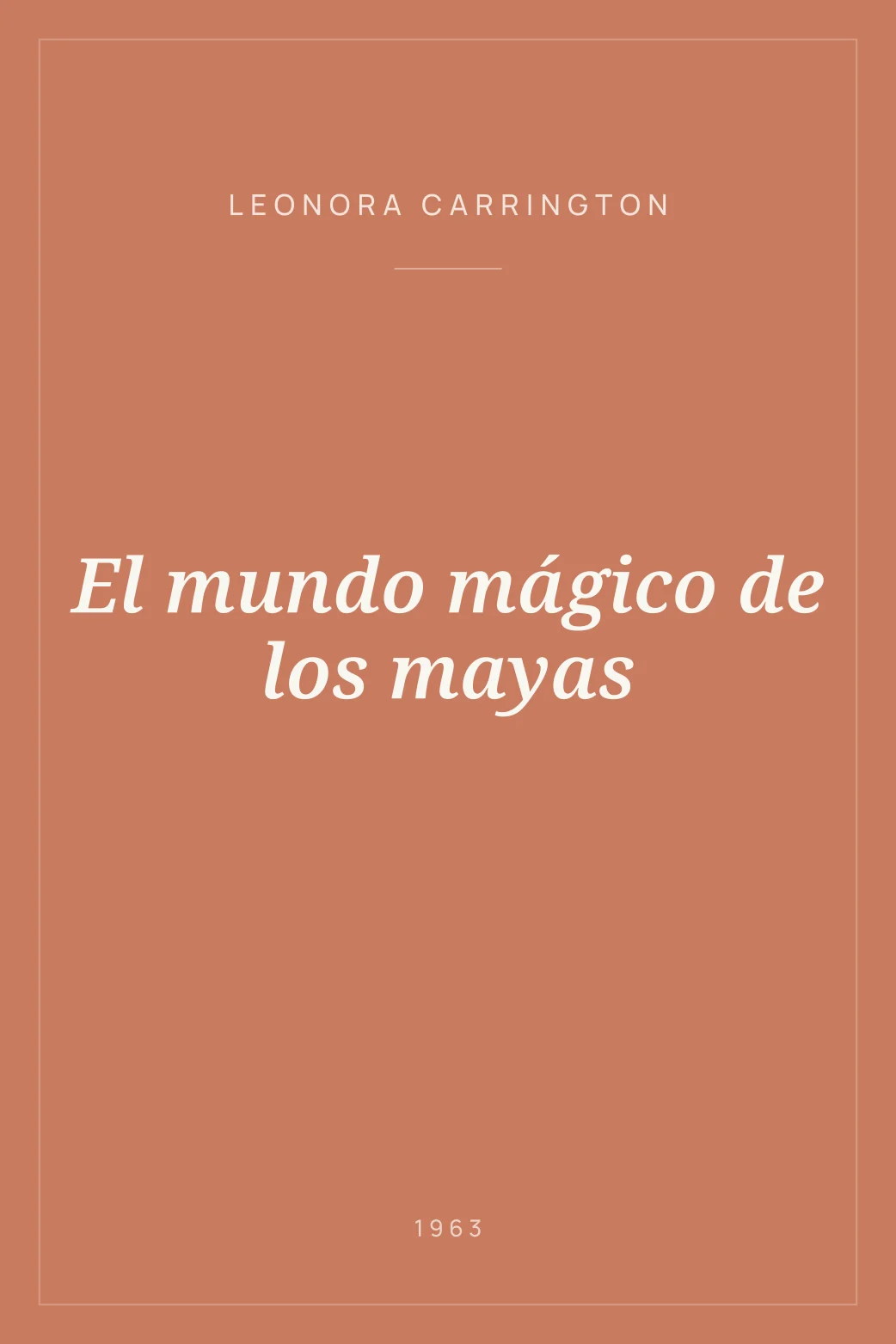 Portada de El mundo mágico de los mayas