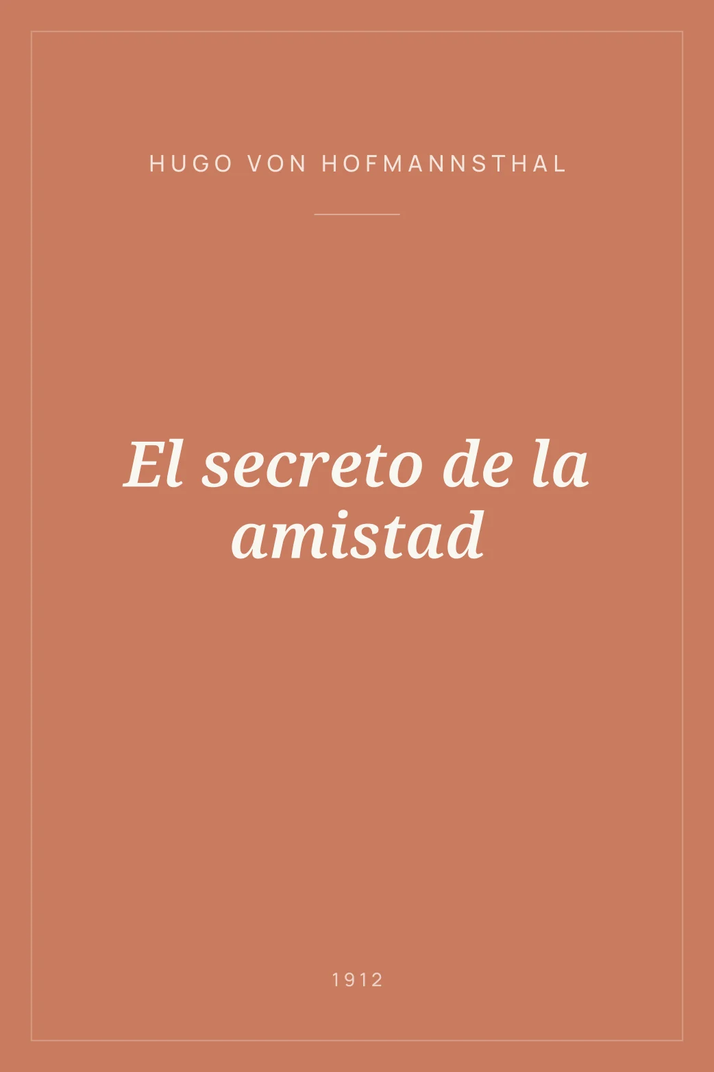Portada de El secreto de la amistad