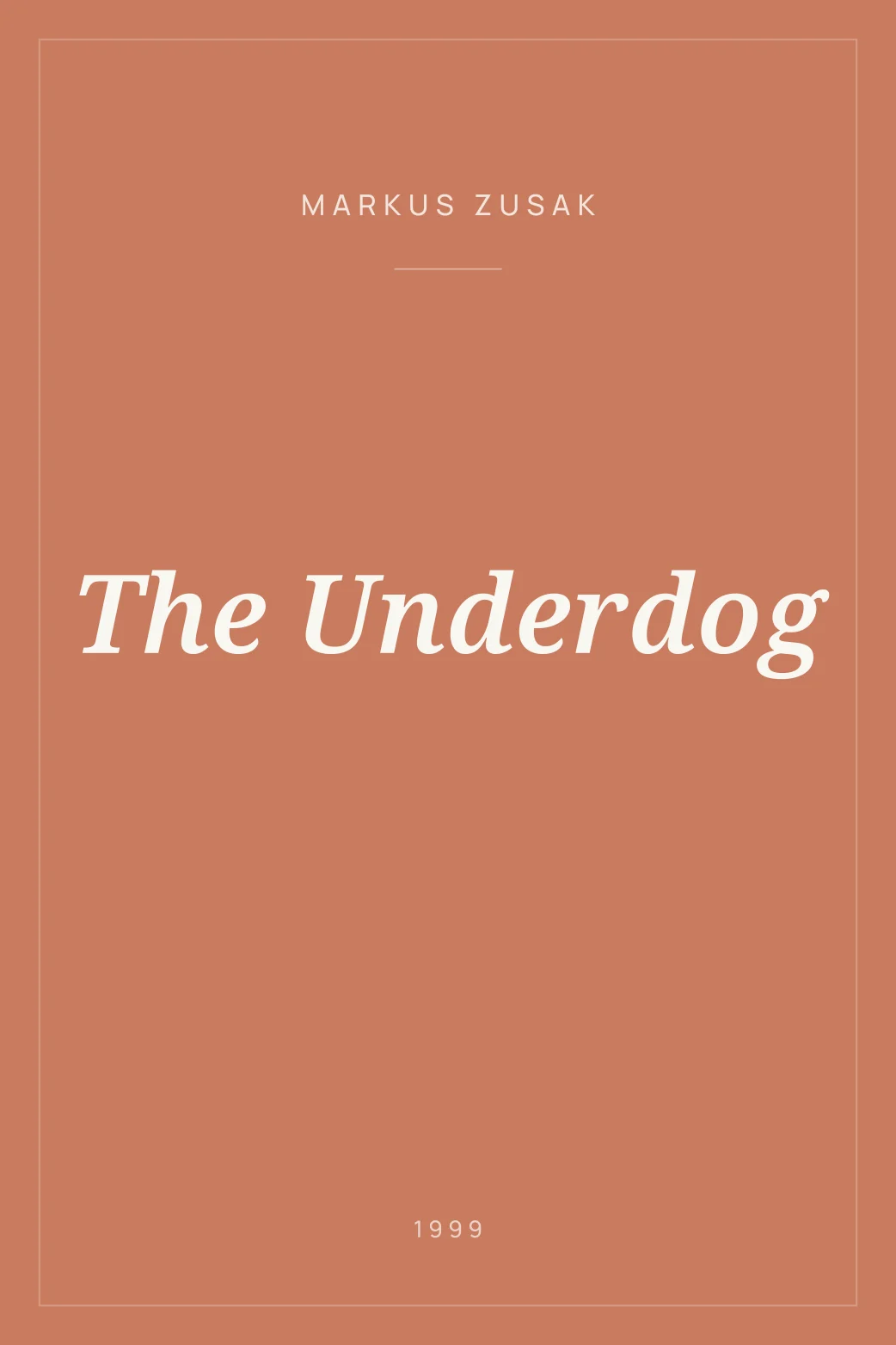 Portada de The Underdog