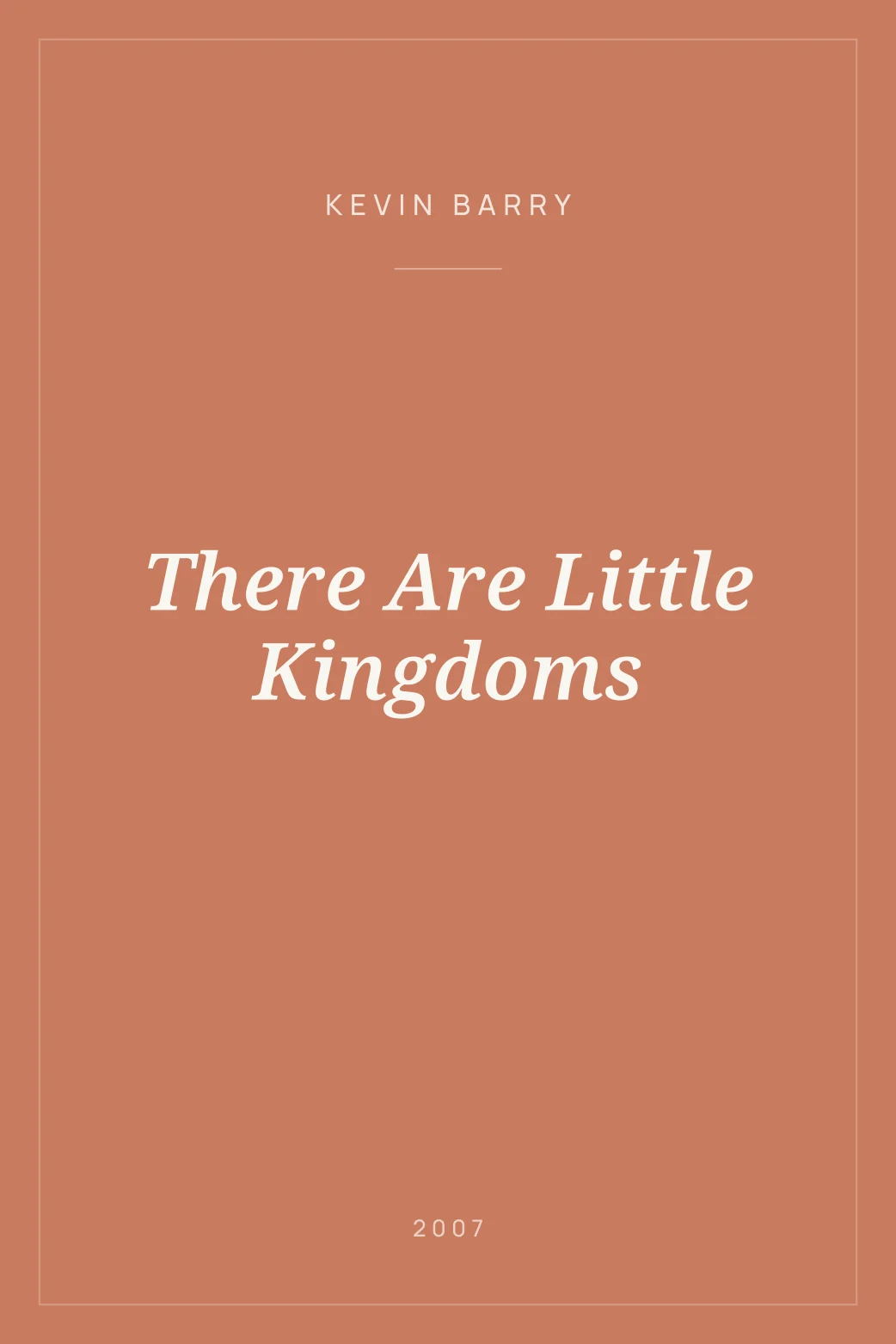 Portada de There Are Little Kingdoms