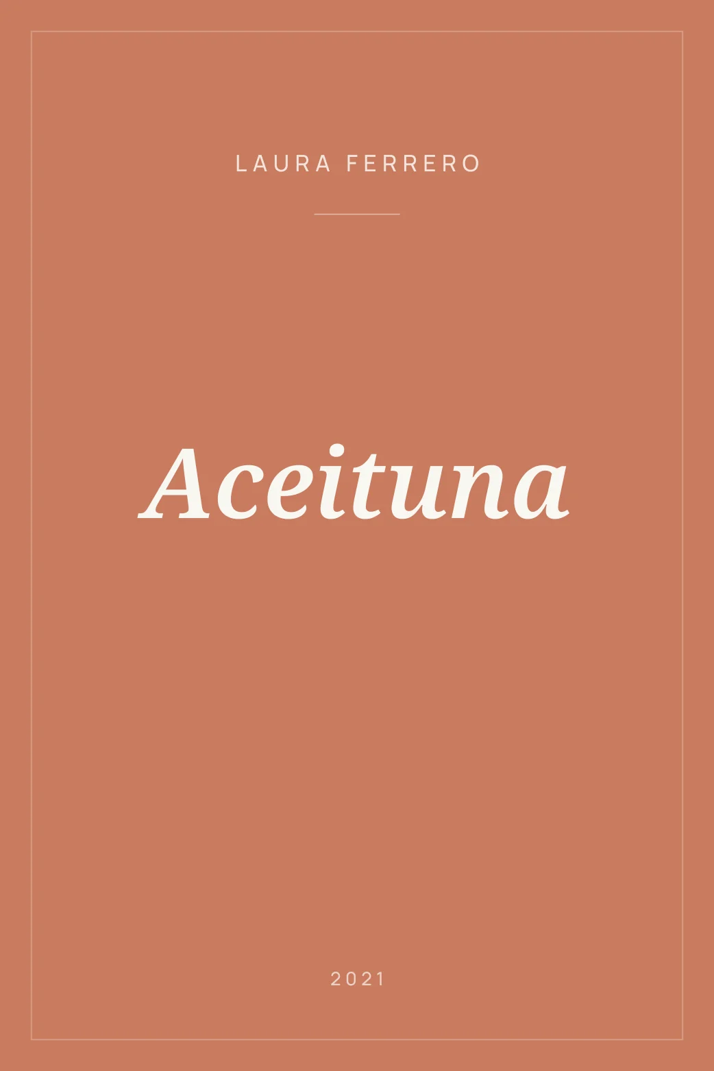 Portada de Aceituna