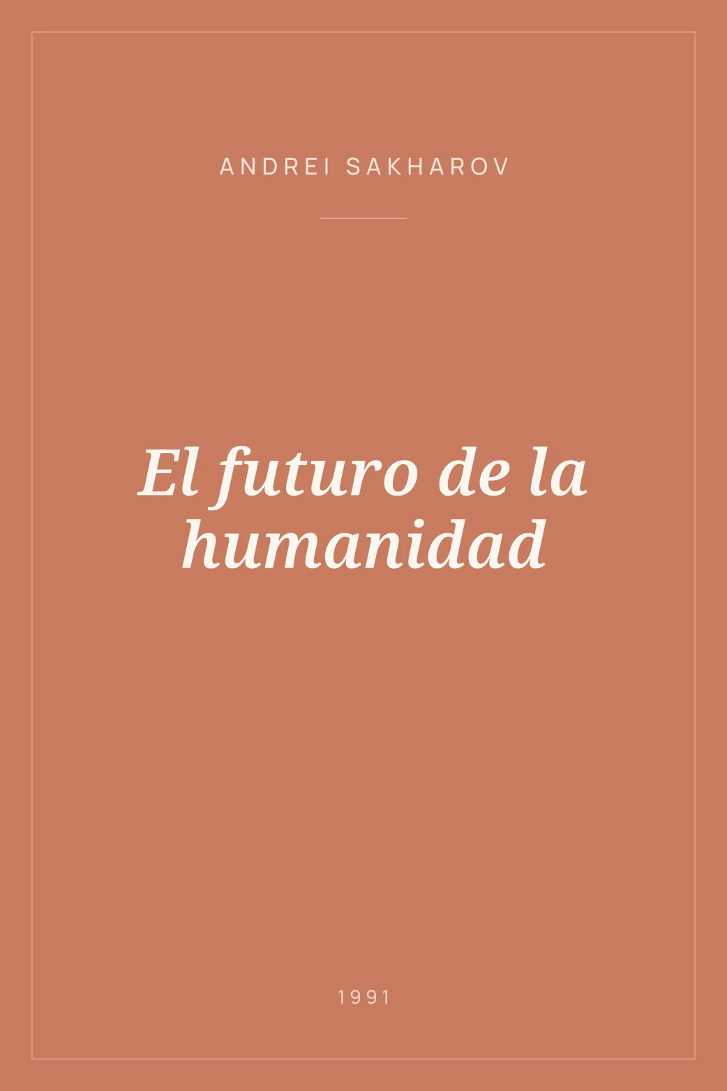 Portada de El futuro de la humanidad