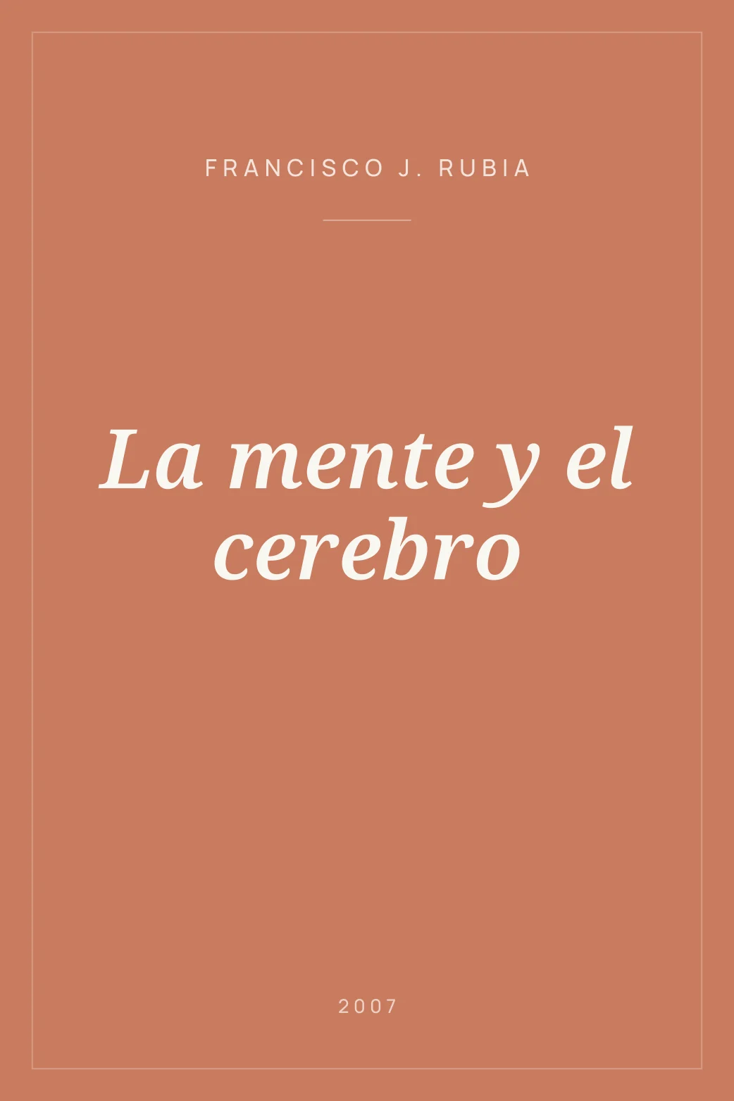 Portada de La mente y el cerebro