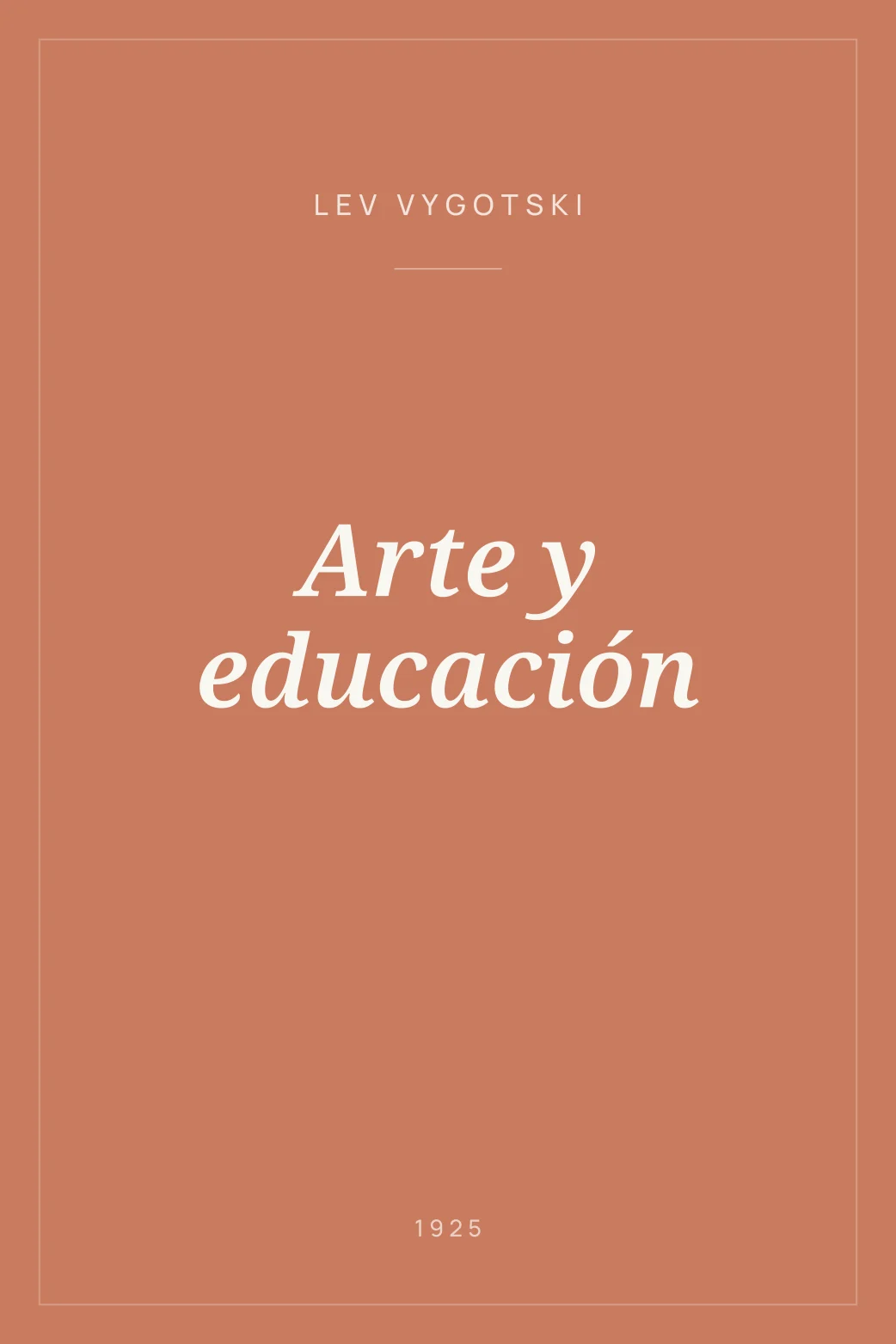 Portada de Arte y educación