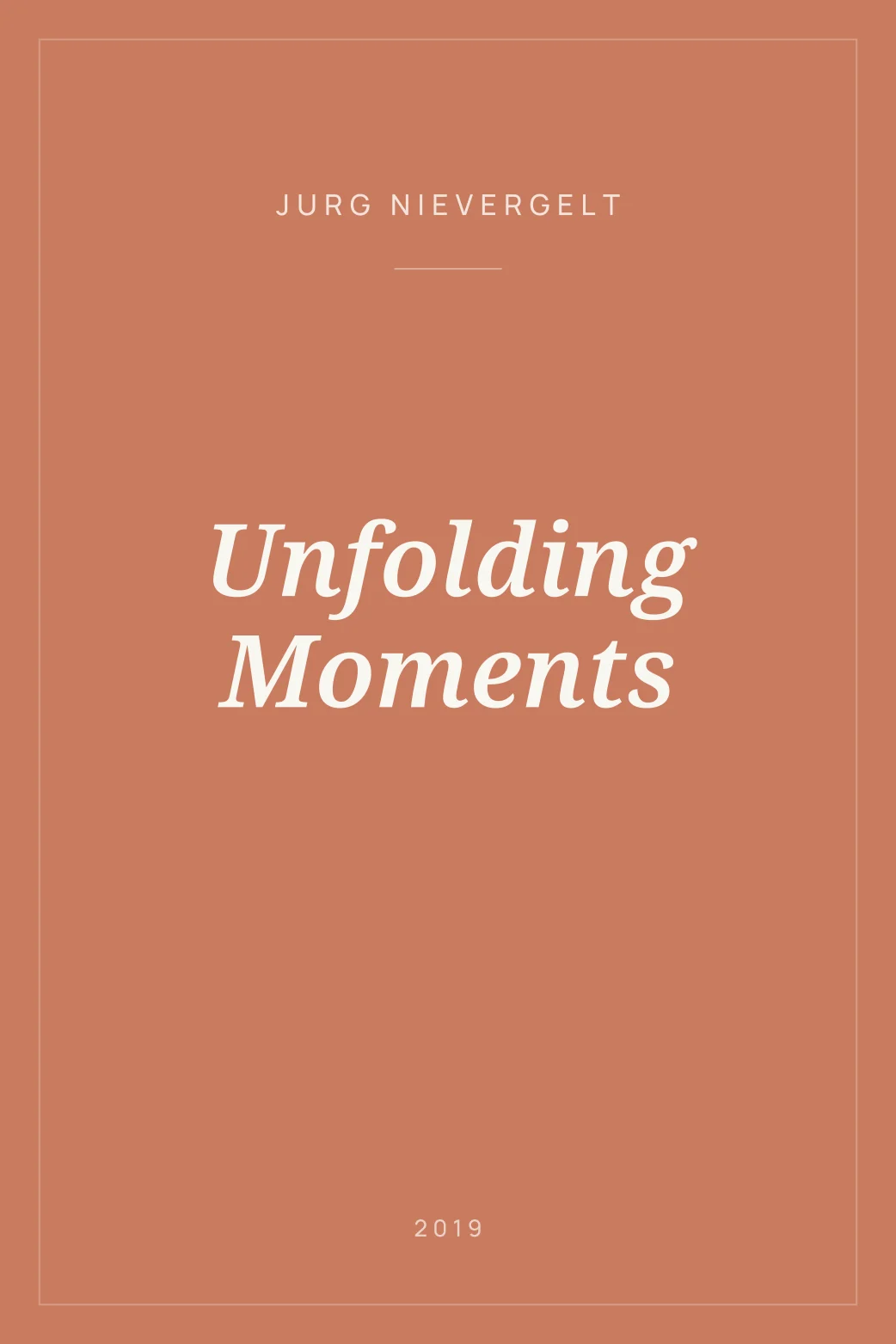 Portada de Unfolding Moments