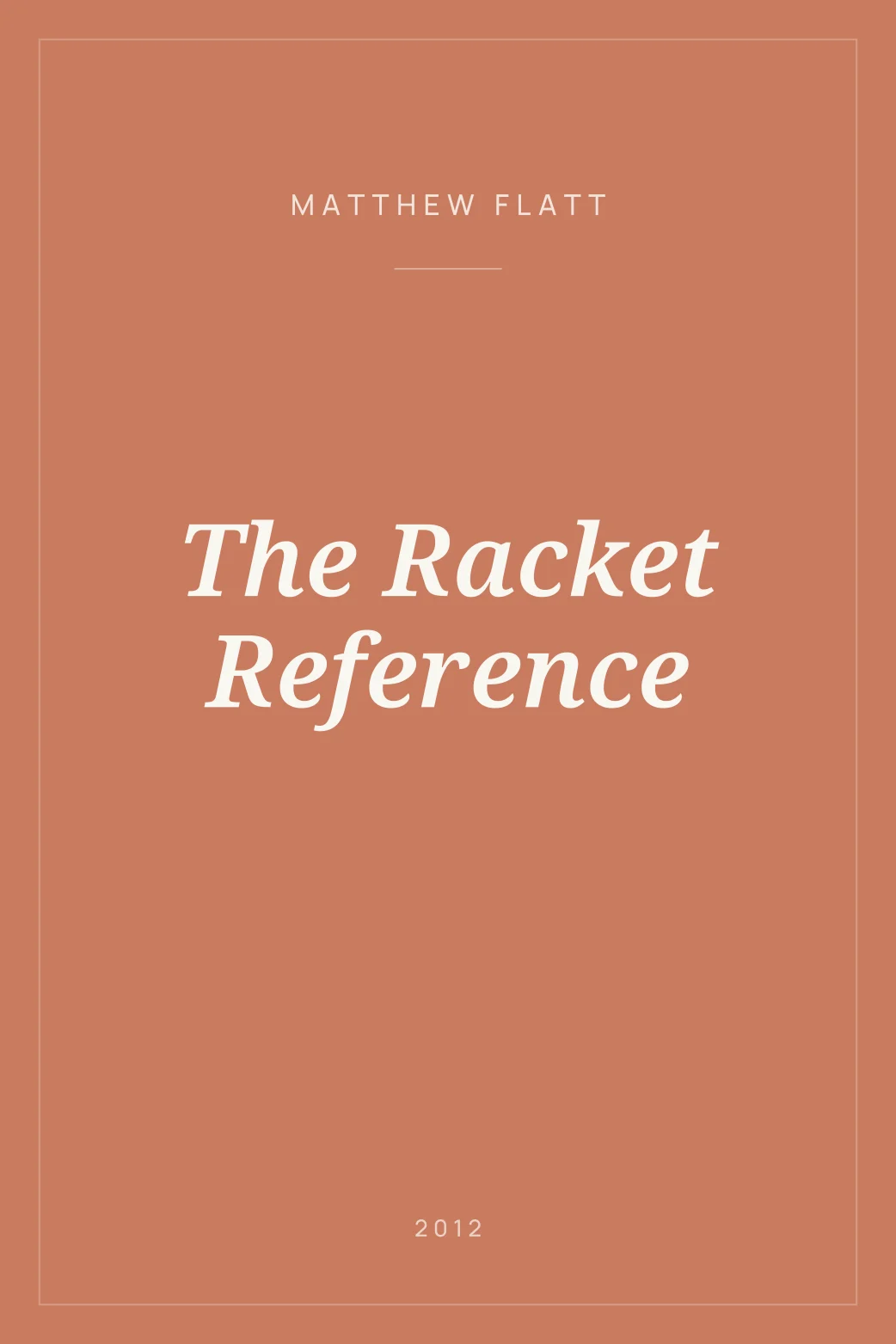 Portada de The Racket Reference