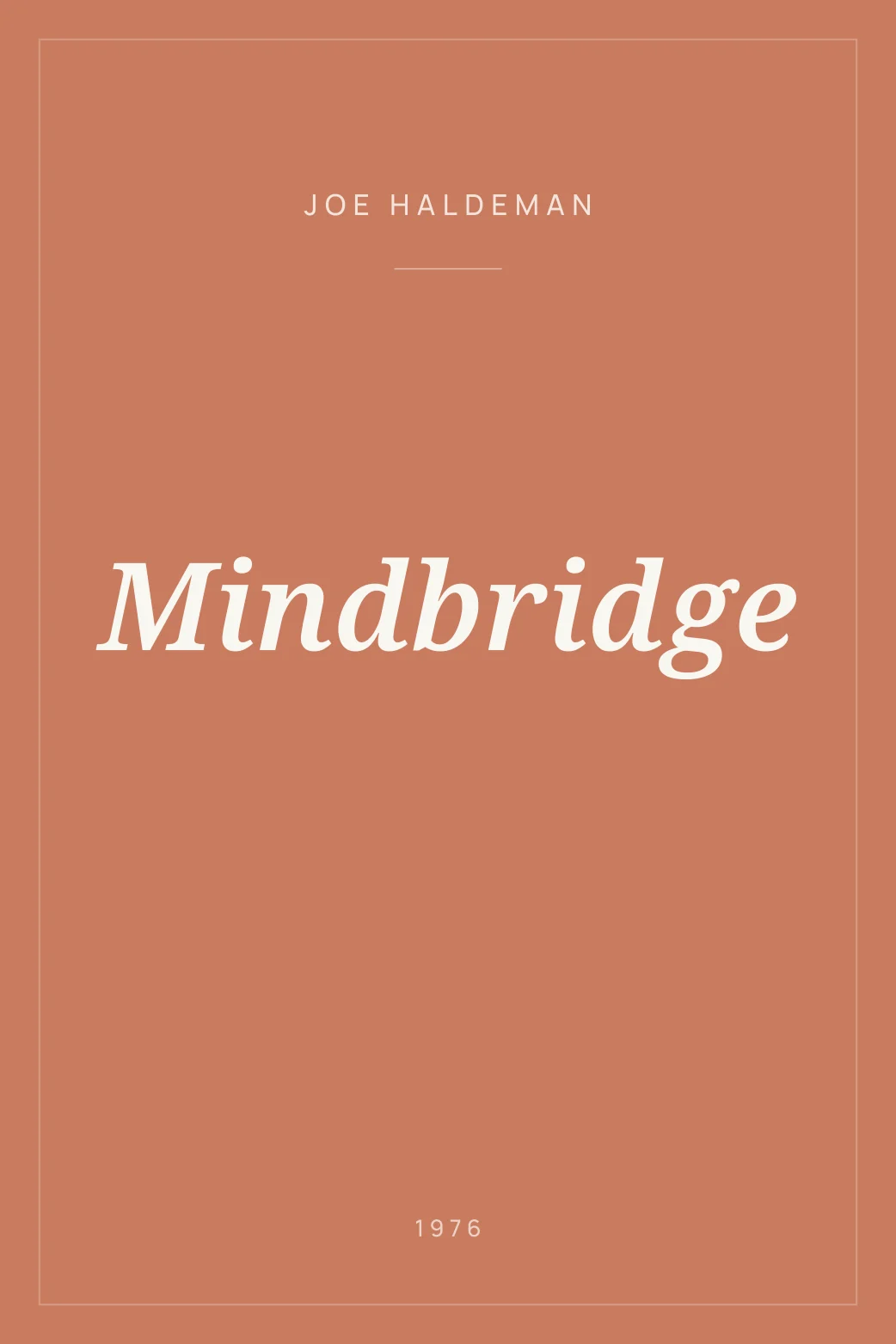Portada de Mindbridge