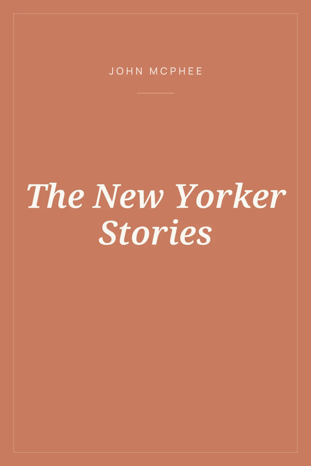 Portada de The New Yorker Stories