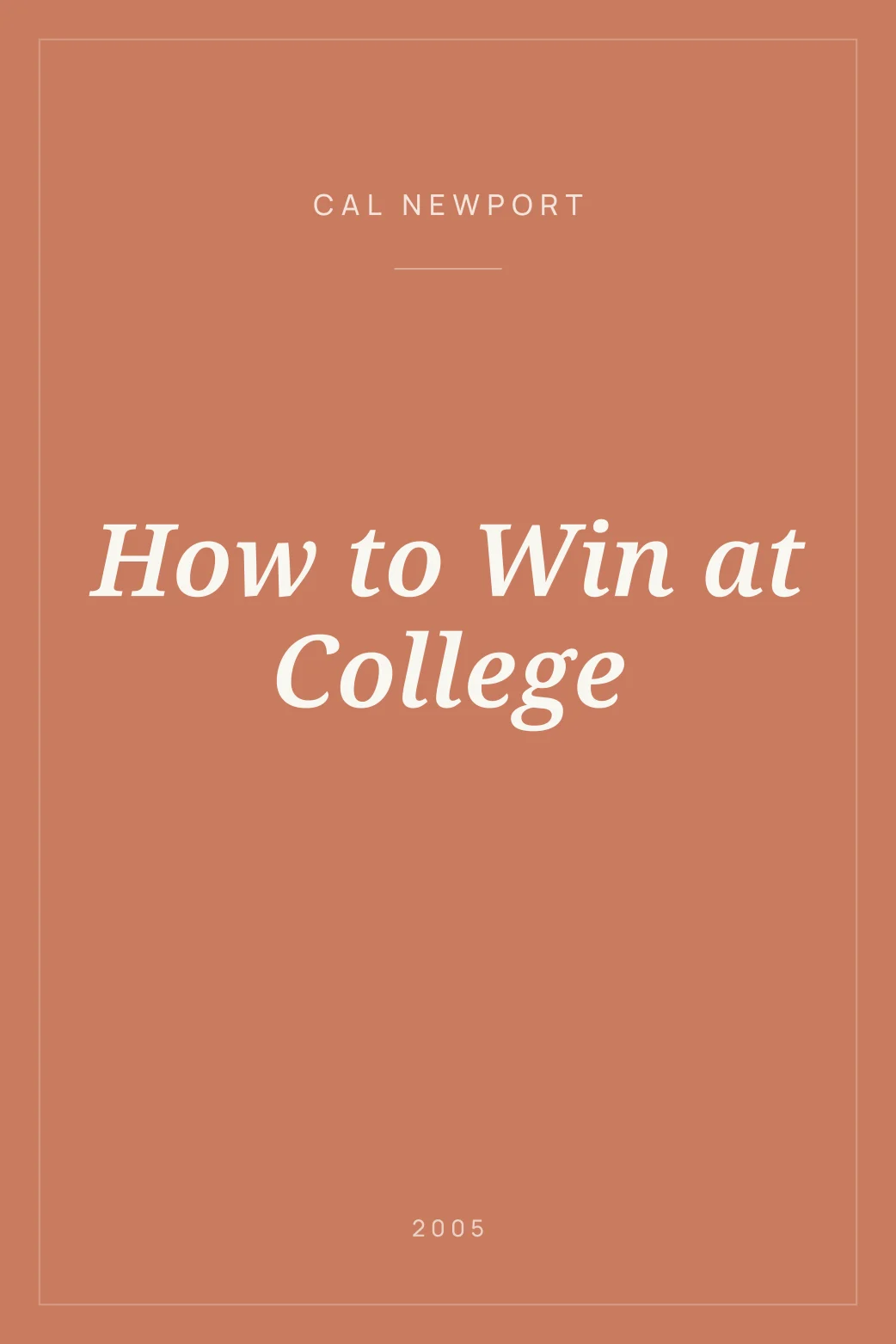 Portada de How to Win at College