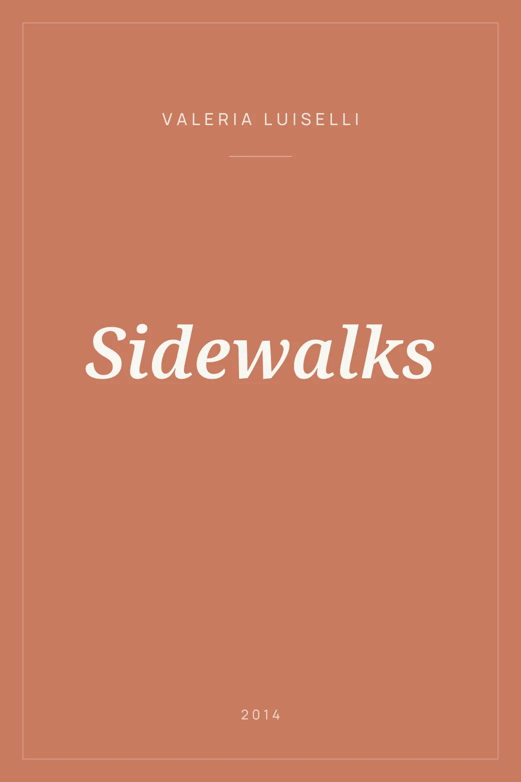 Portada de Sidewalks